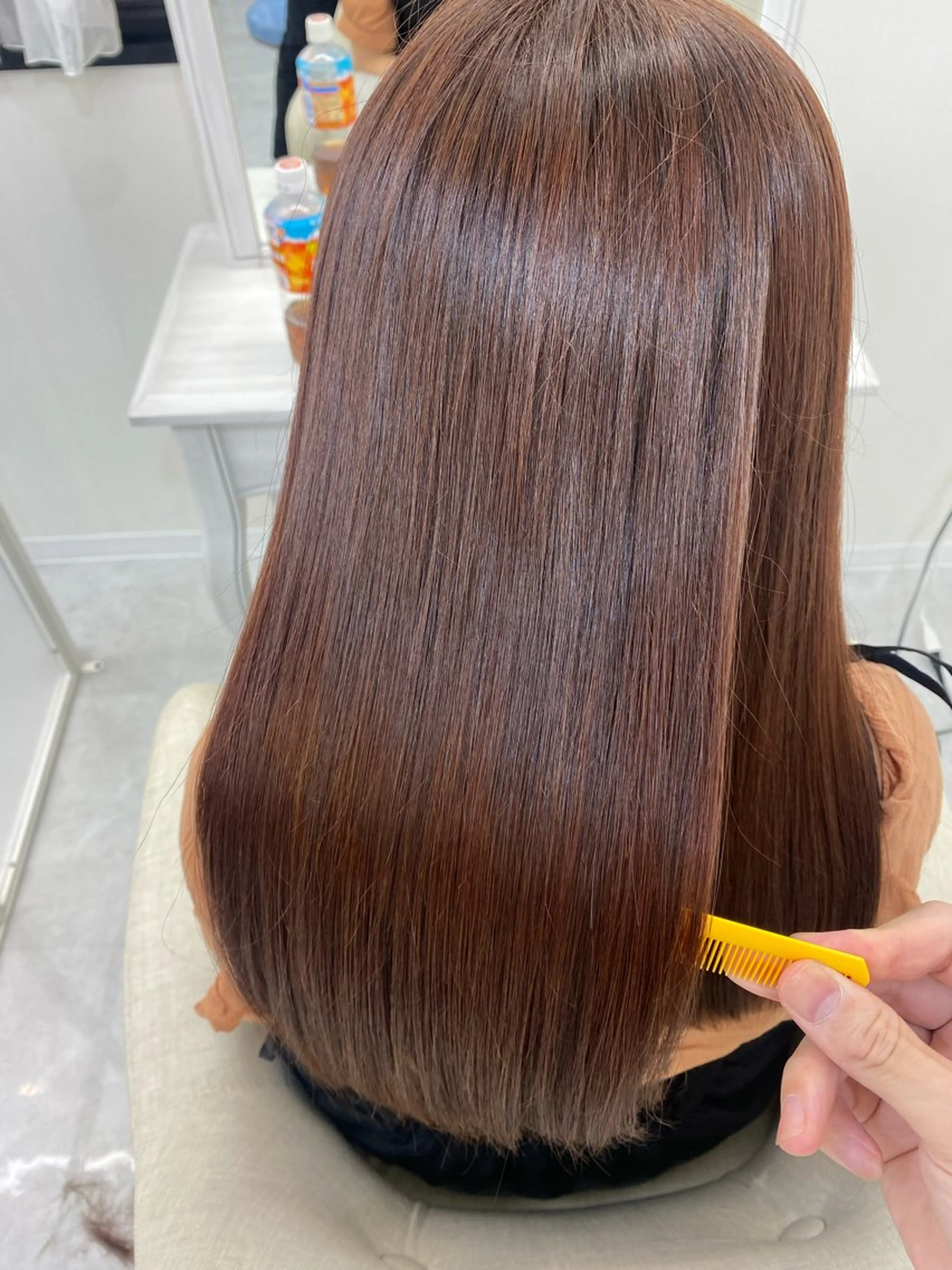 セミロング 髪質改善 カット ヘアカラー トリートメント 【乾かすだけで革命】 早矢仕正志のヘアスタイル