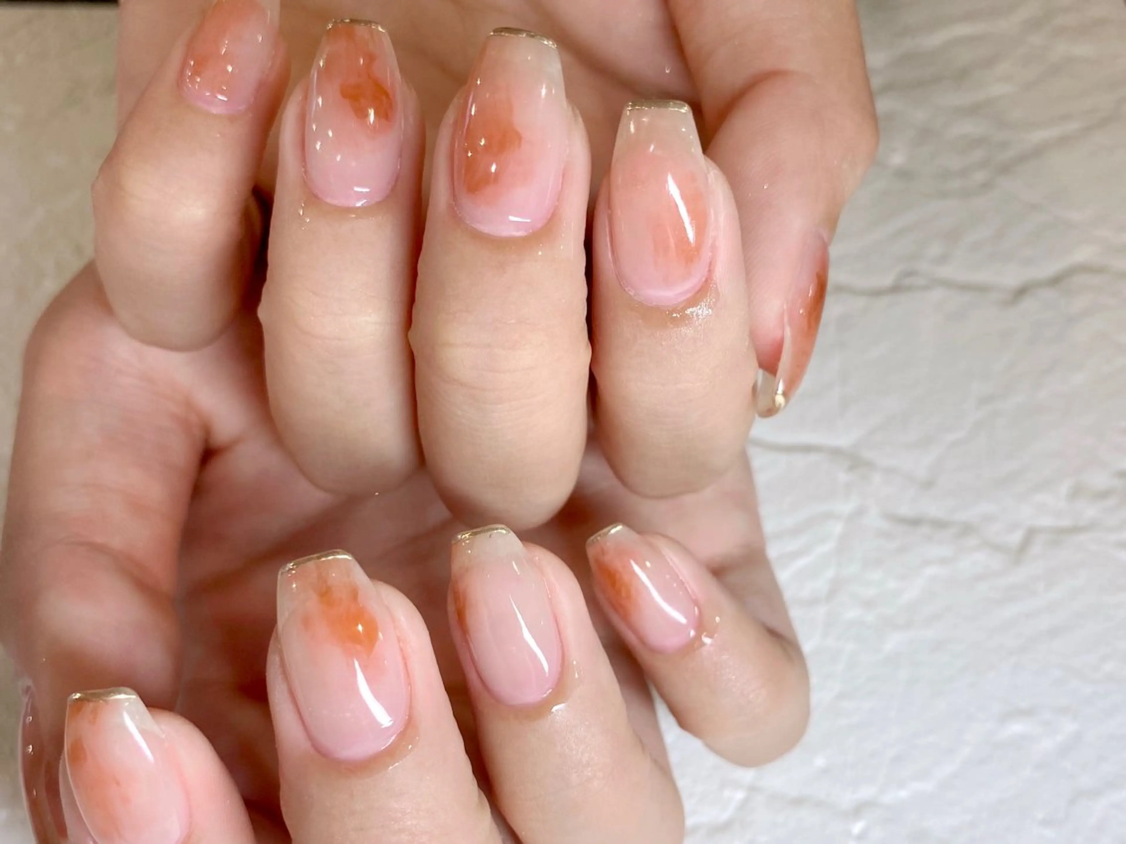 ネイル ニュアンスネイル Calla Lily 高橋のネイルデザイン