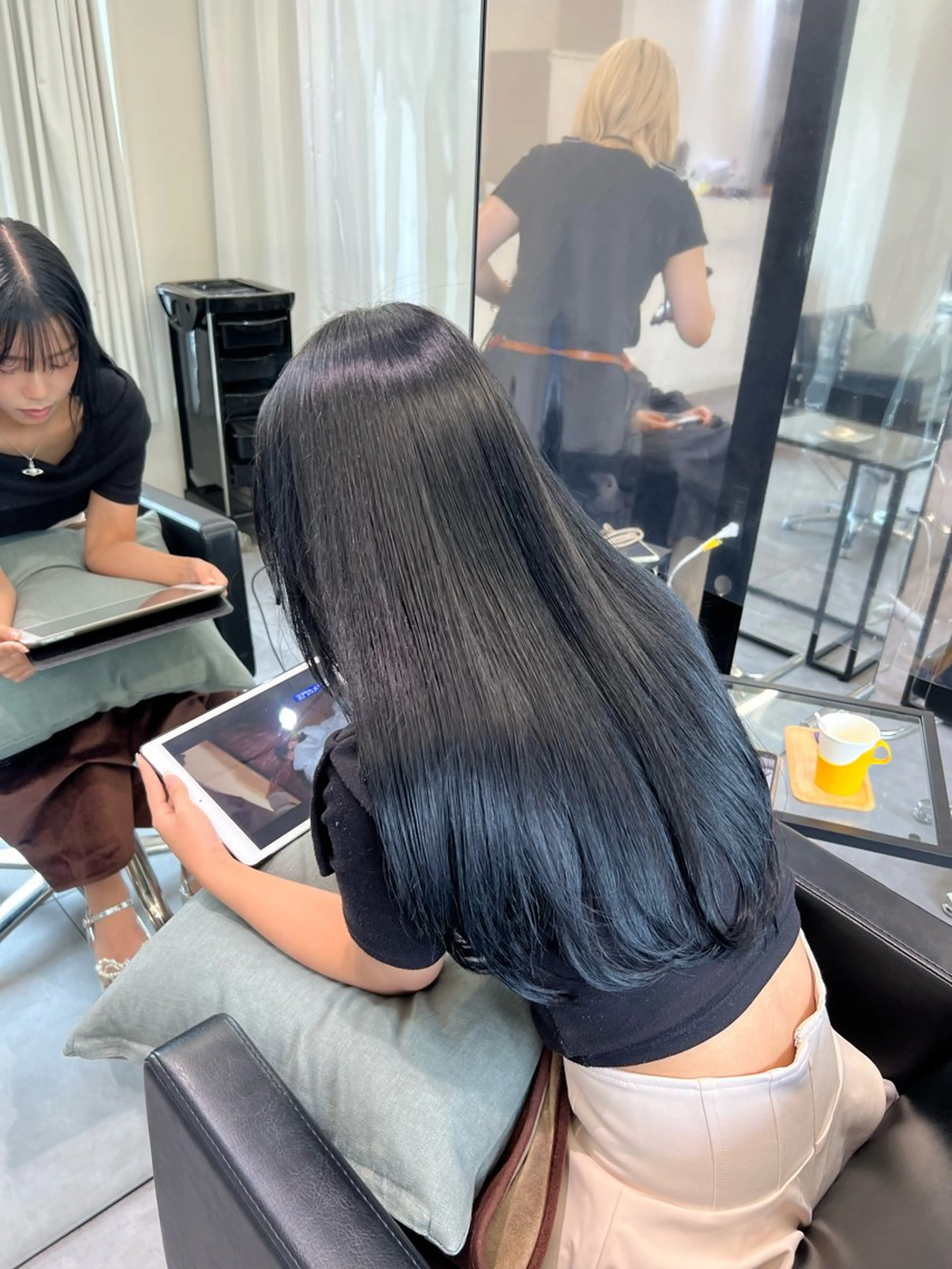 ロング レイヤーカット ローレイヤー 似合わせcut/ 艶カラー/Rinaのヘアスタイル