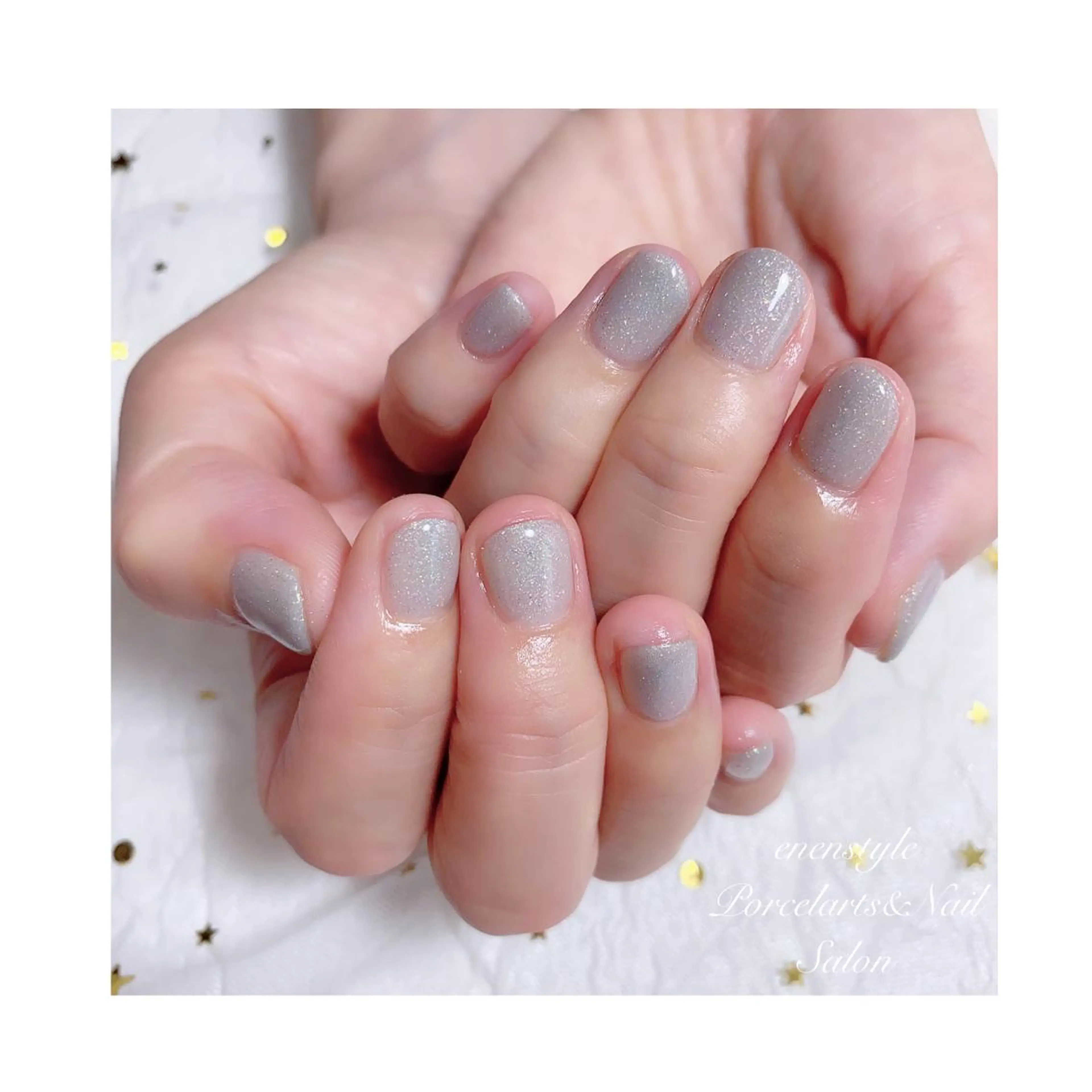 ショート ネイル ジェルネイル ニュアンスネイル オフィスネイル ワンカラーネイル パラジェル 👑enen style👑のネイルデザイン