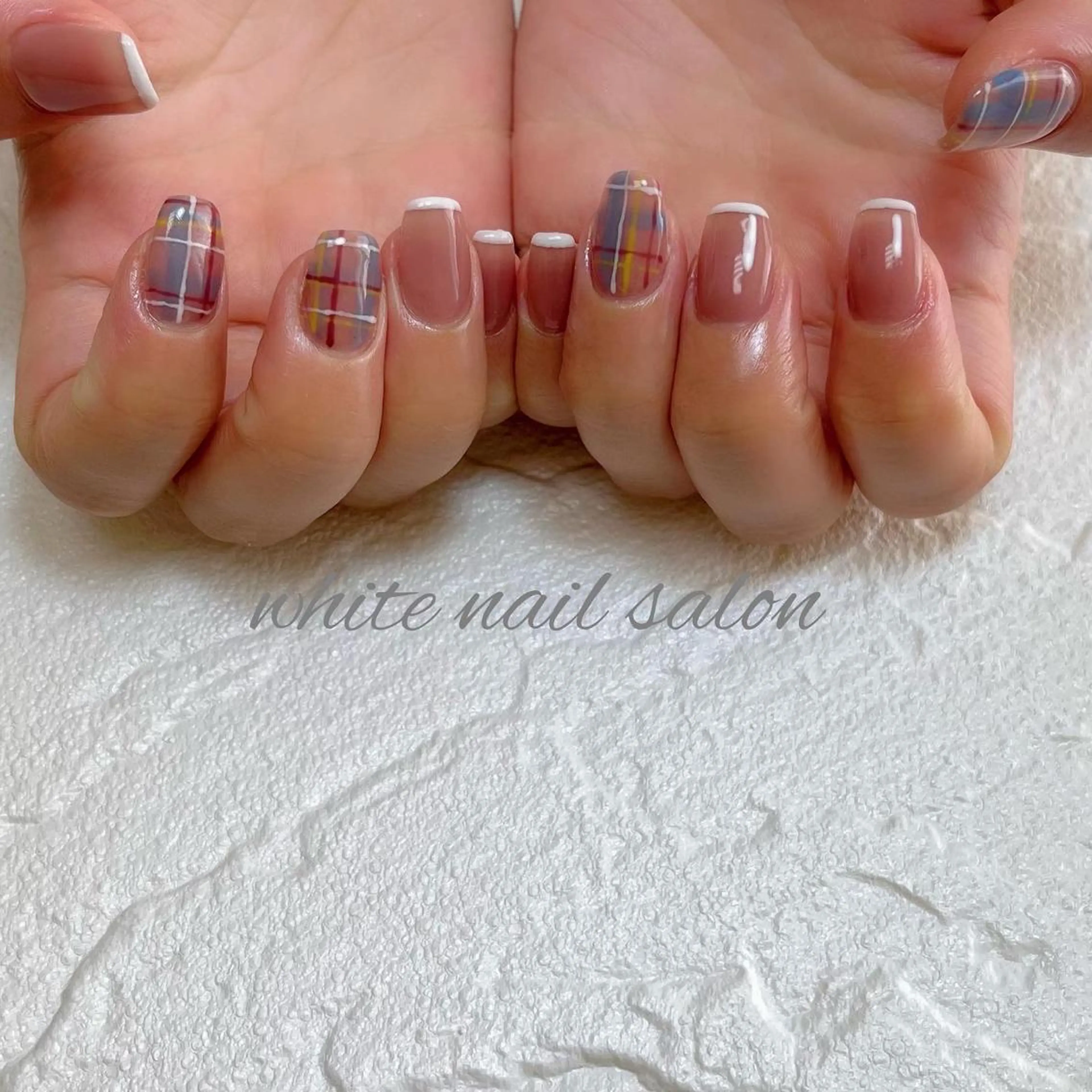 ネイル フットネイル ジェルネイル ハードジェル ラメ(グリッター) 持ち込み ハンドネイル white nail salonのネイルデザイン