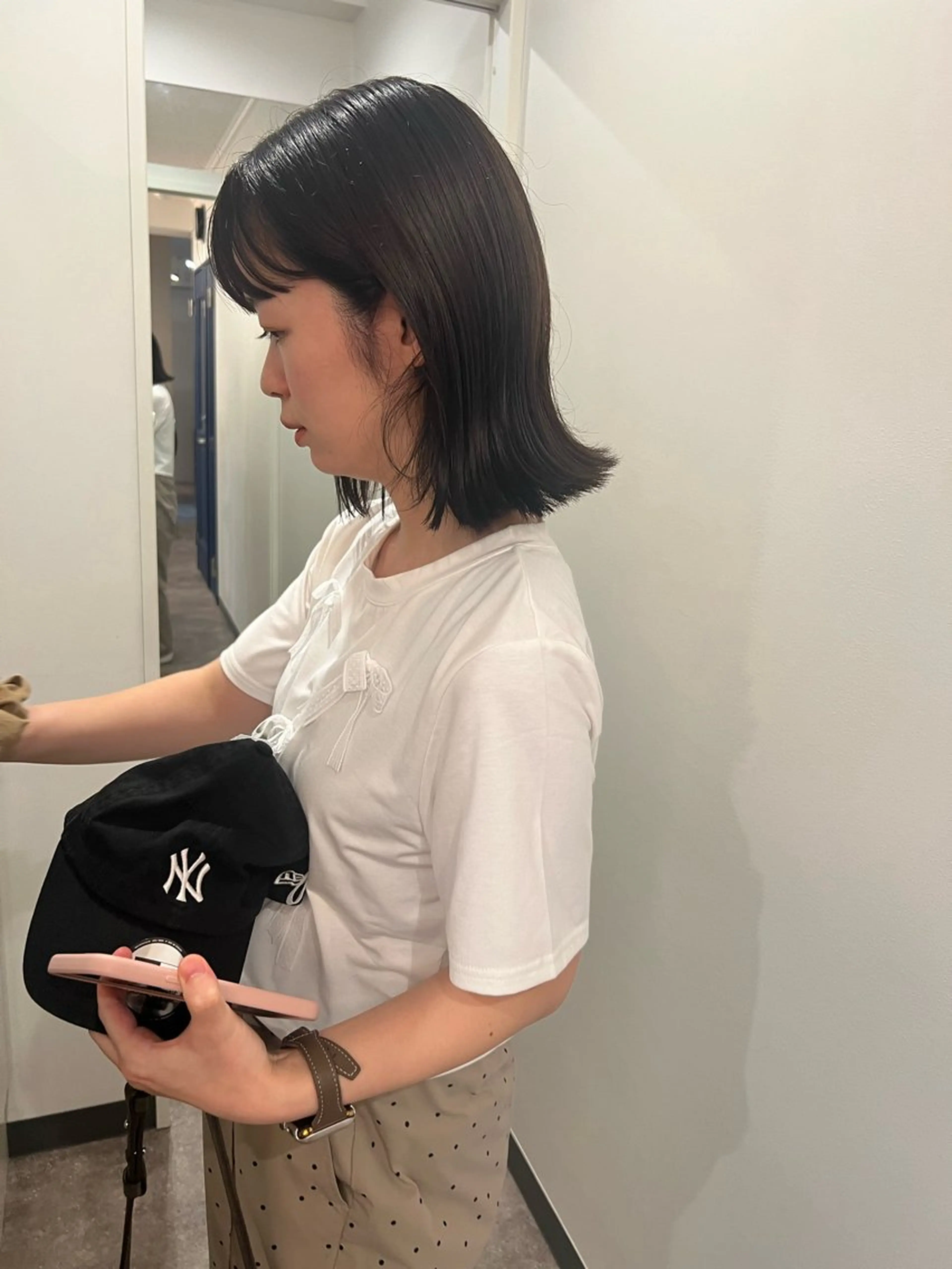 ミディアム カラー カット ヘアカラー パーマ/透明感カラー 元町🌱takutoのヘアスタイル