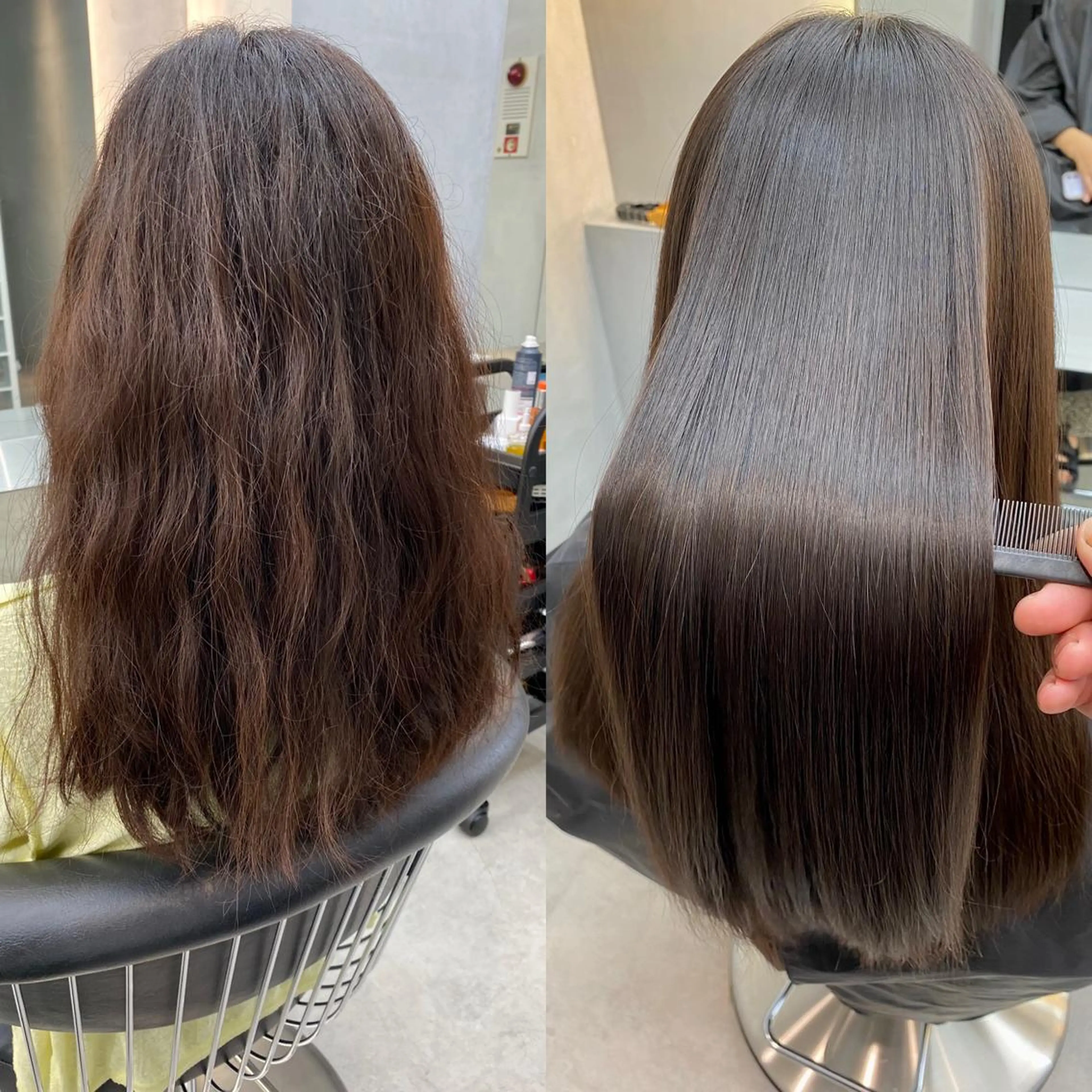 ロング カラー カット ヘアカラー 縮毛矯正 トリートメント 顔周り/ブリーチなし /縮毛矯正🫧伊勢のヘアスタイル