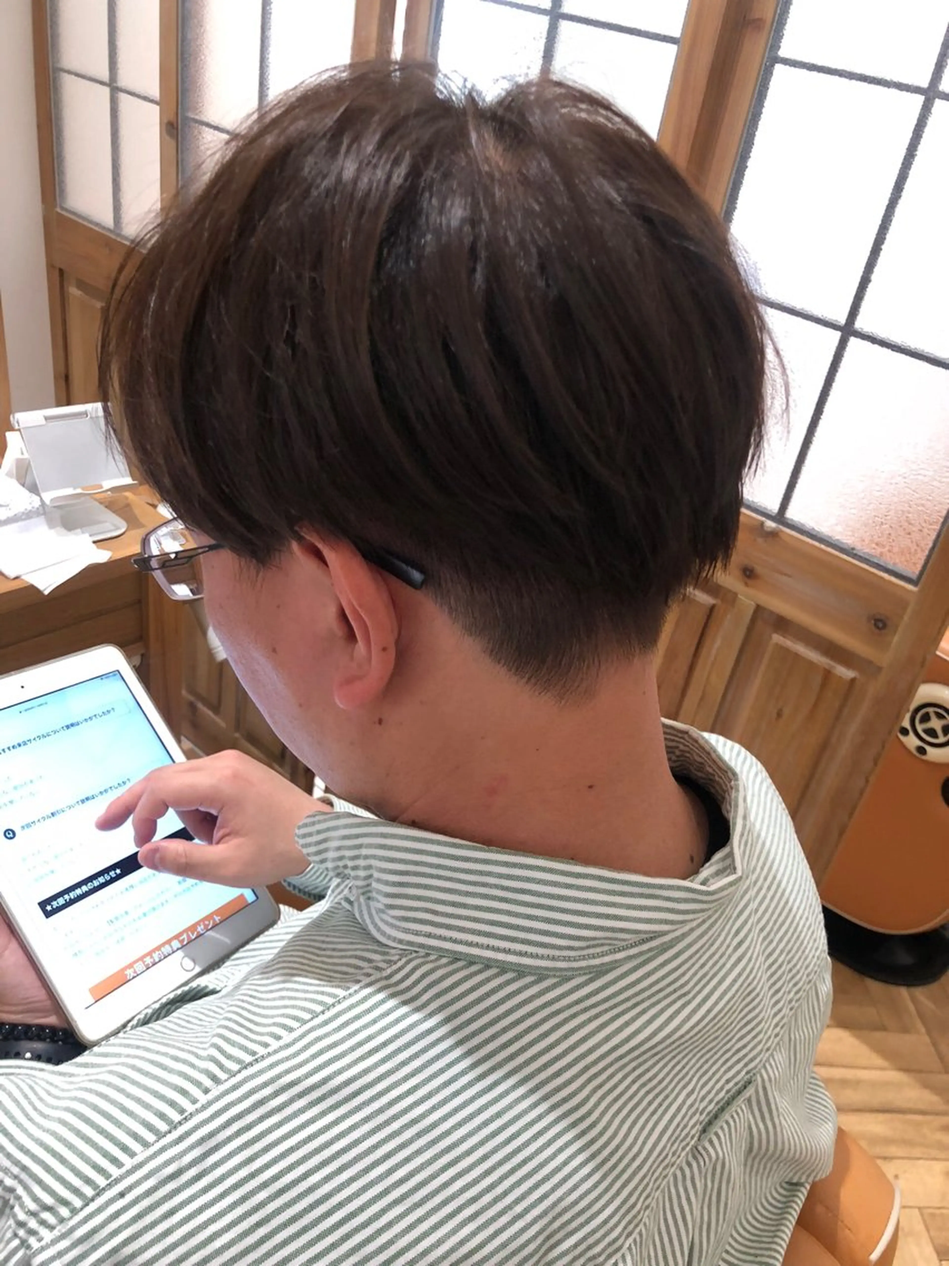 ショート カラー 【大人髪】men's パーマ/潤艶髪のヘアスタイル