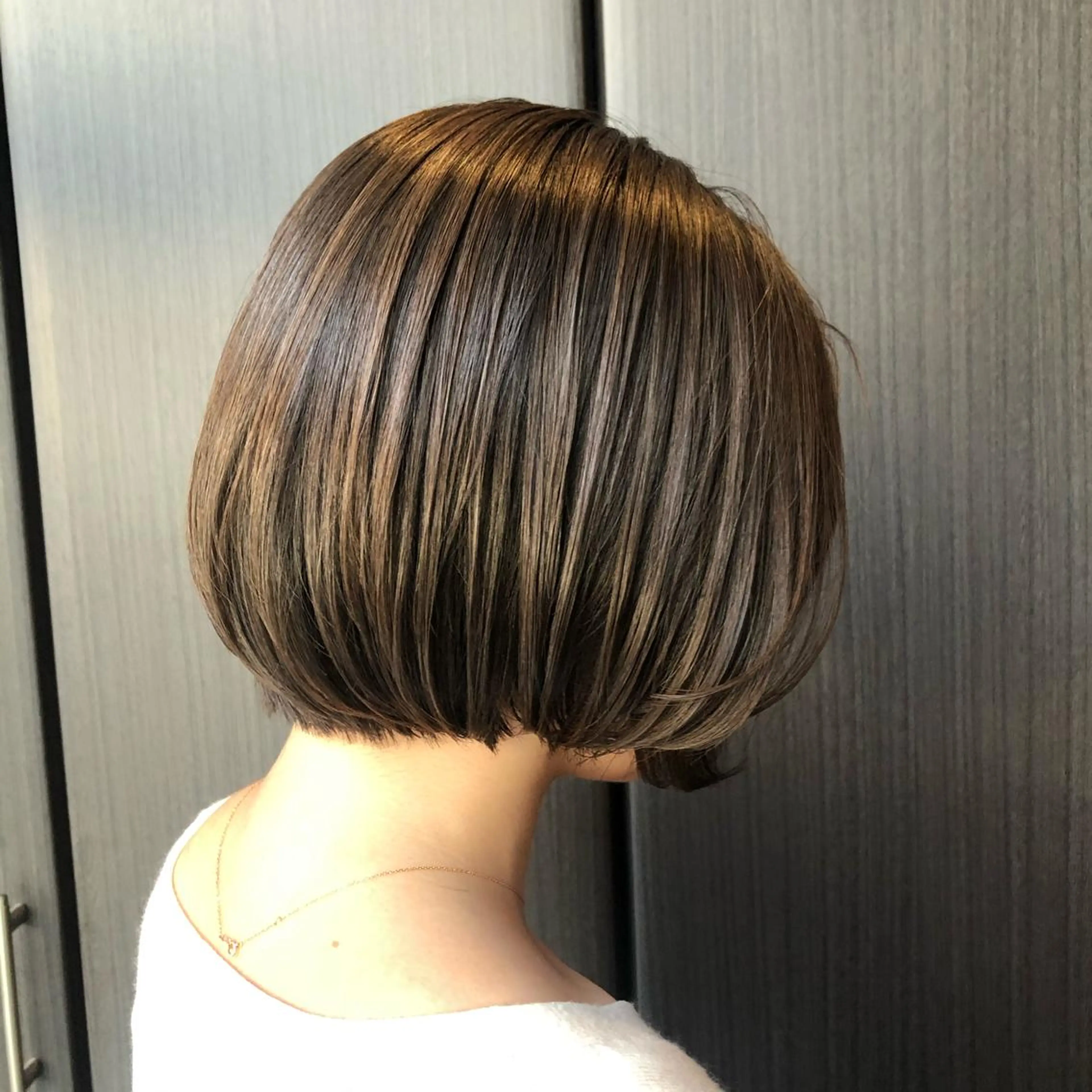ショート カラー ヘアアレンジ マツエク・マツパ ハイライトカラー ハイライト 透明感カラー🫧ヘア セット🫧松本菜月の眉毛・アイブロウイメージ