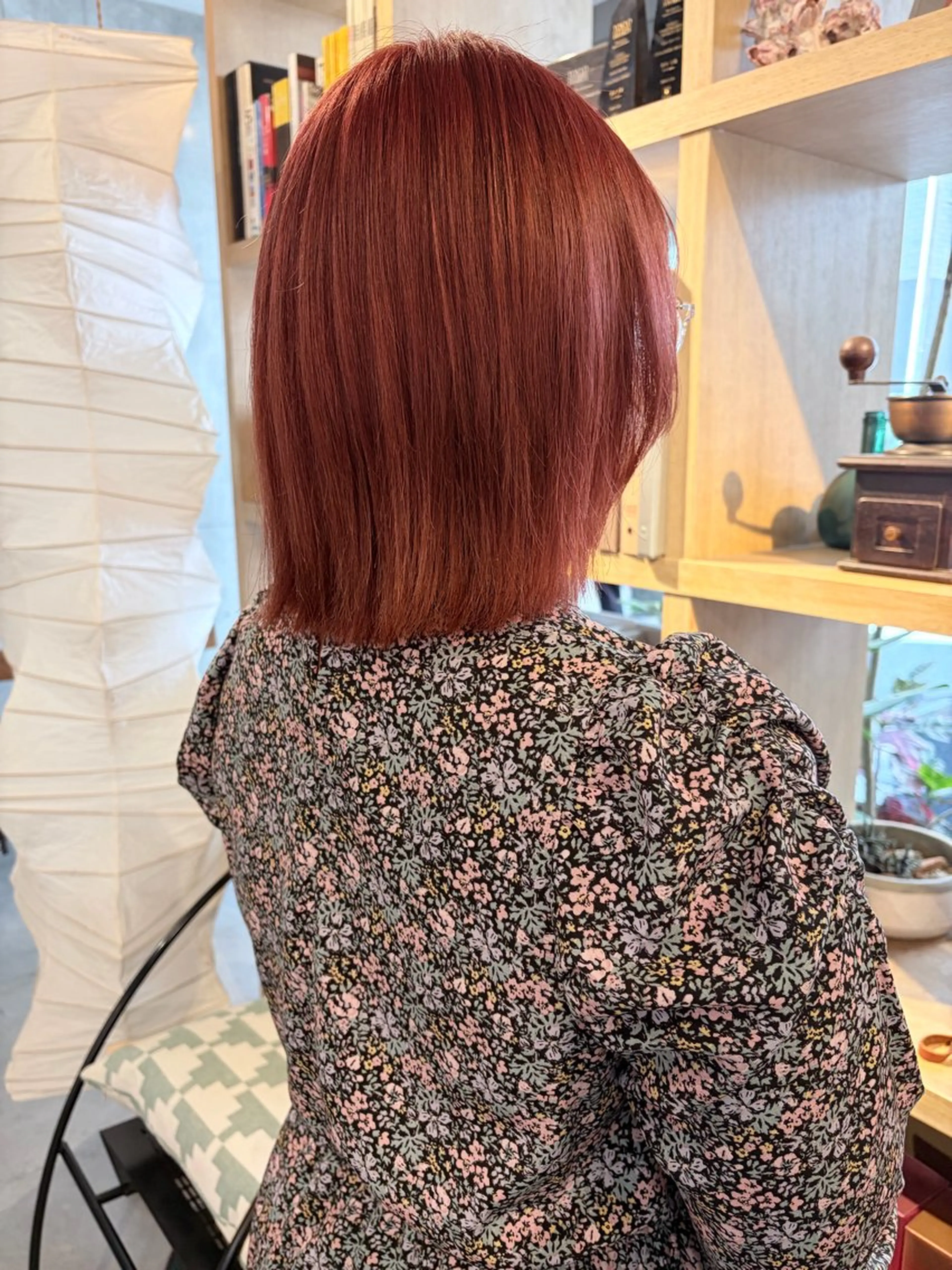 カラー ピンクカラー 兼西 菜摘のヘアスタイル