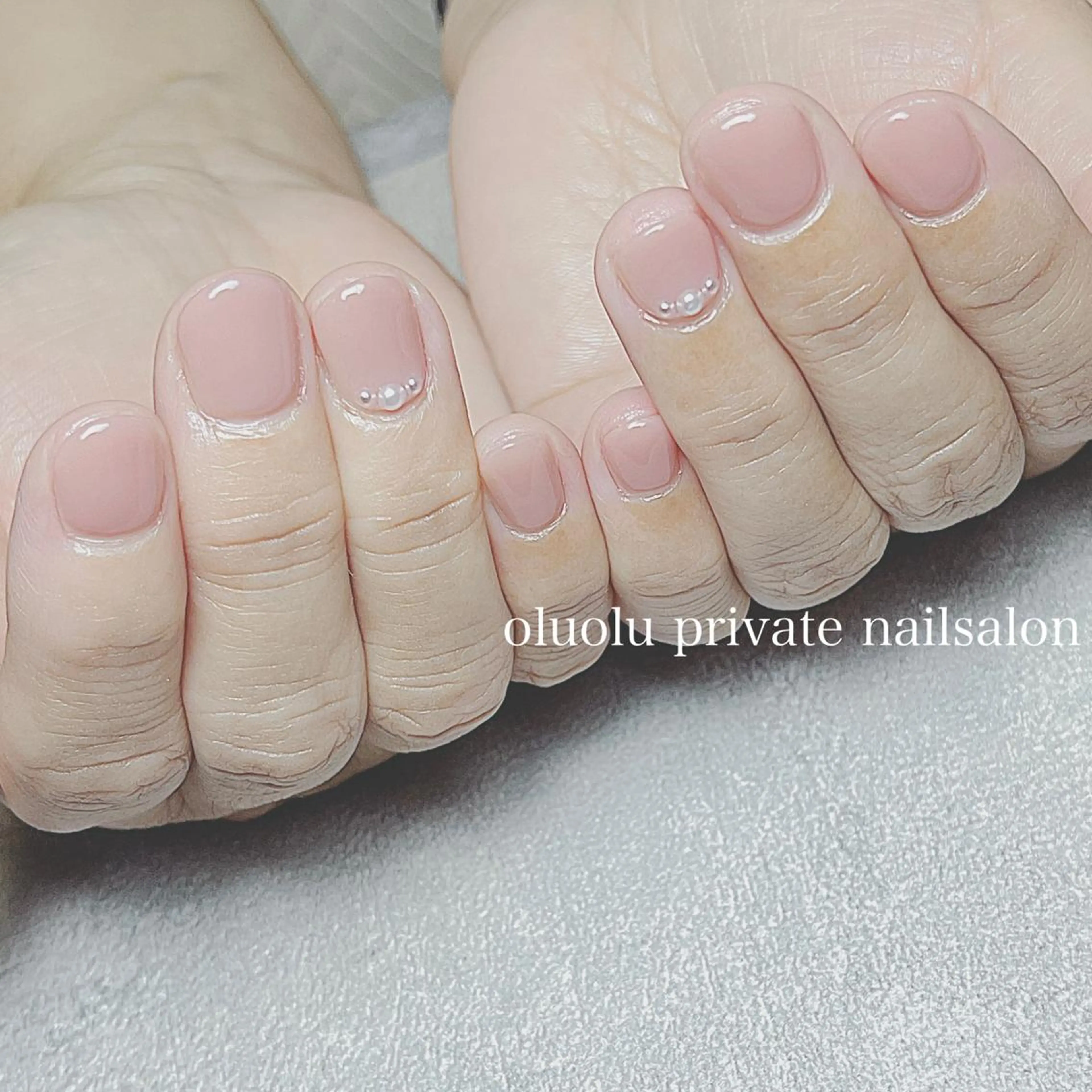 ネイル アートネイル フットネイル オフィスネイル ショートネイル シンプルネイル 大村 紬華のネイルデザイン