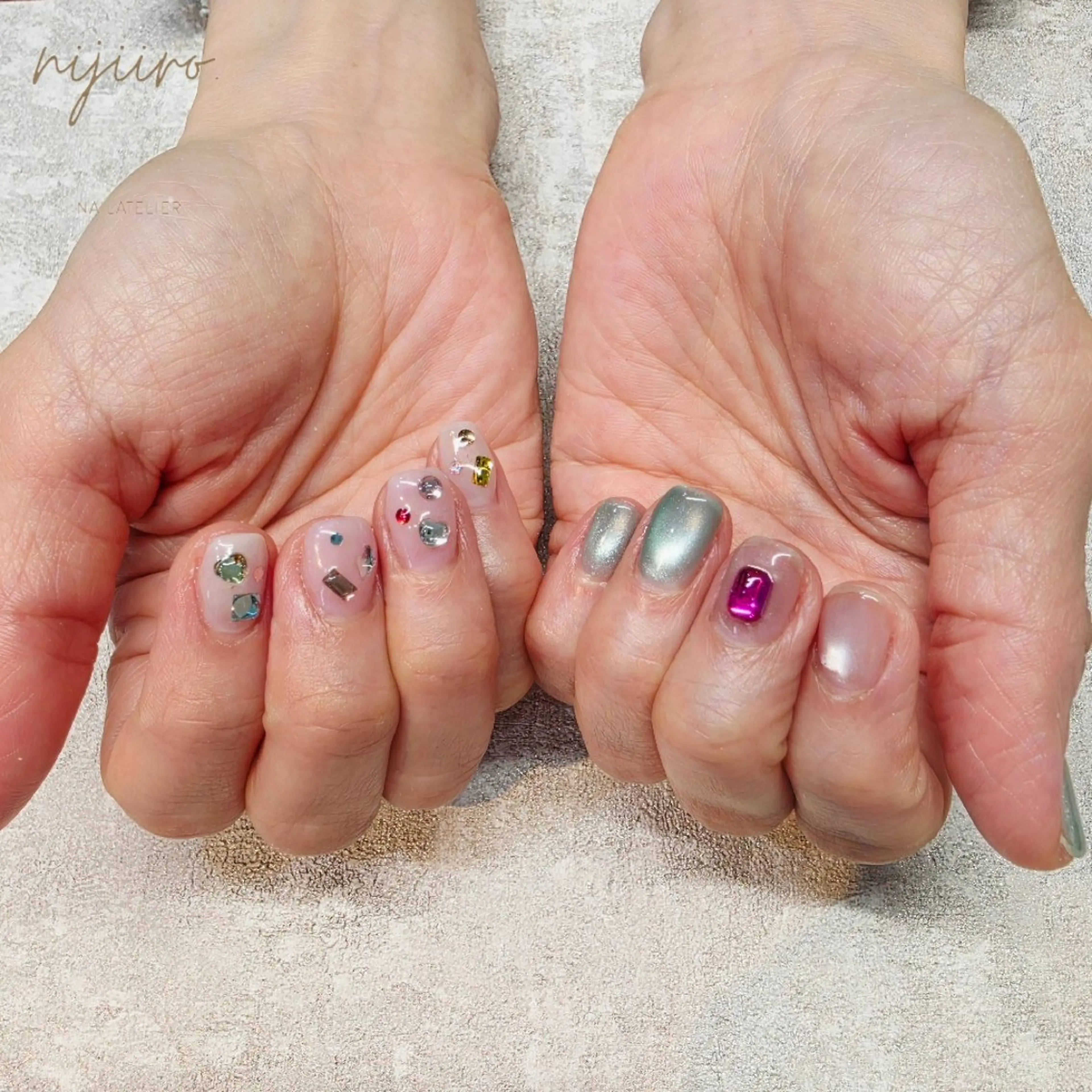 ネイル ハンドネイル nijiiro🌈 サトウのネイルデザイン