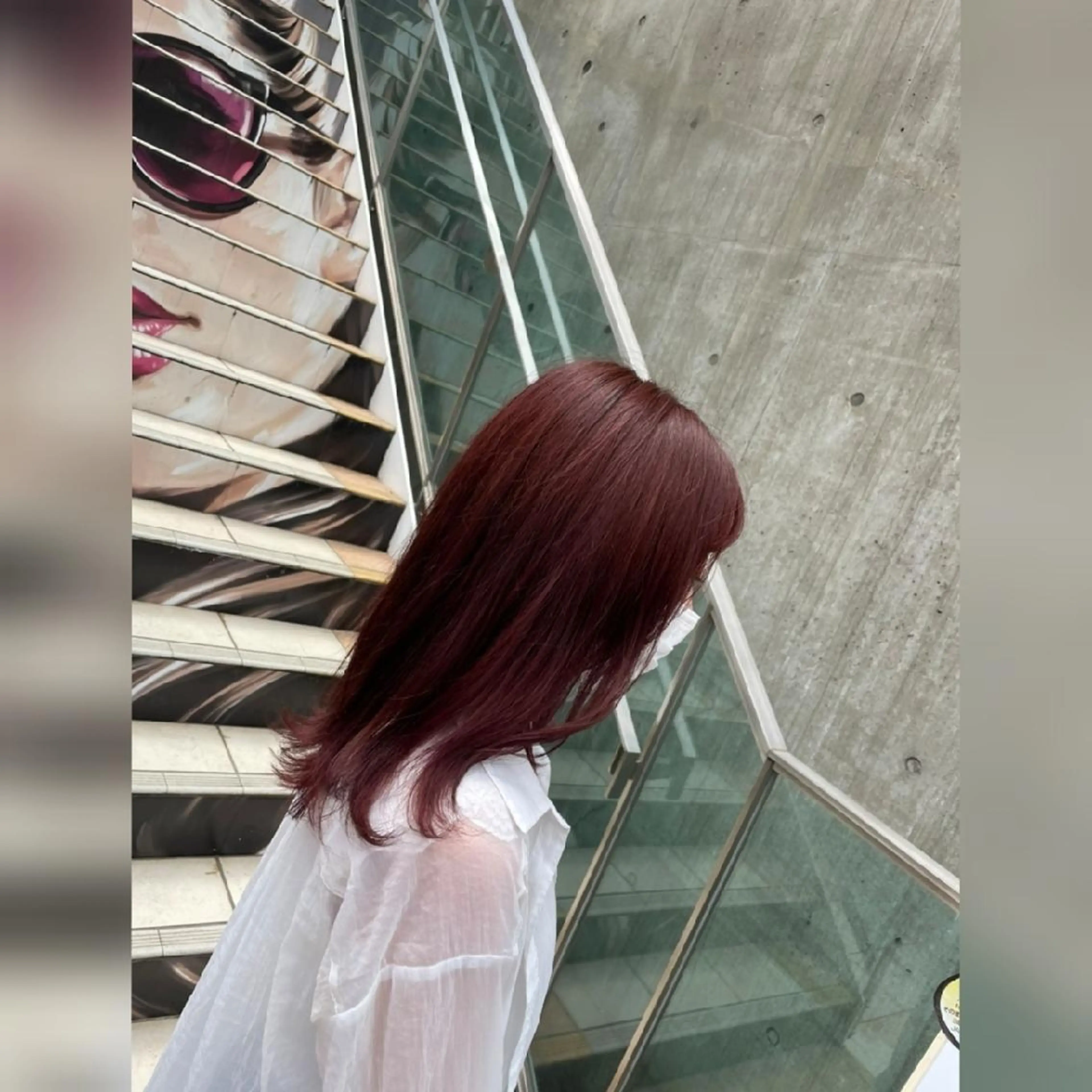 セミロング カラー あかね☆ヘアアレンジ /ボブ/縮毛矯正のヘアスタイル