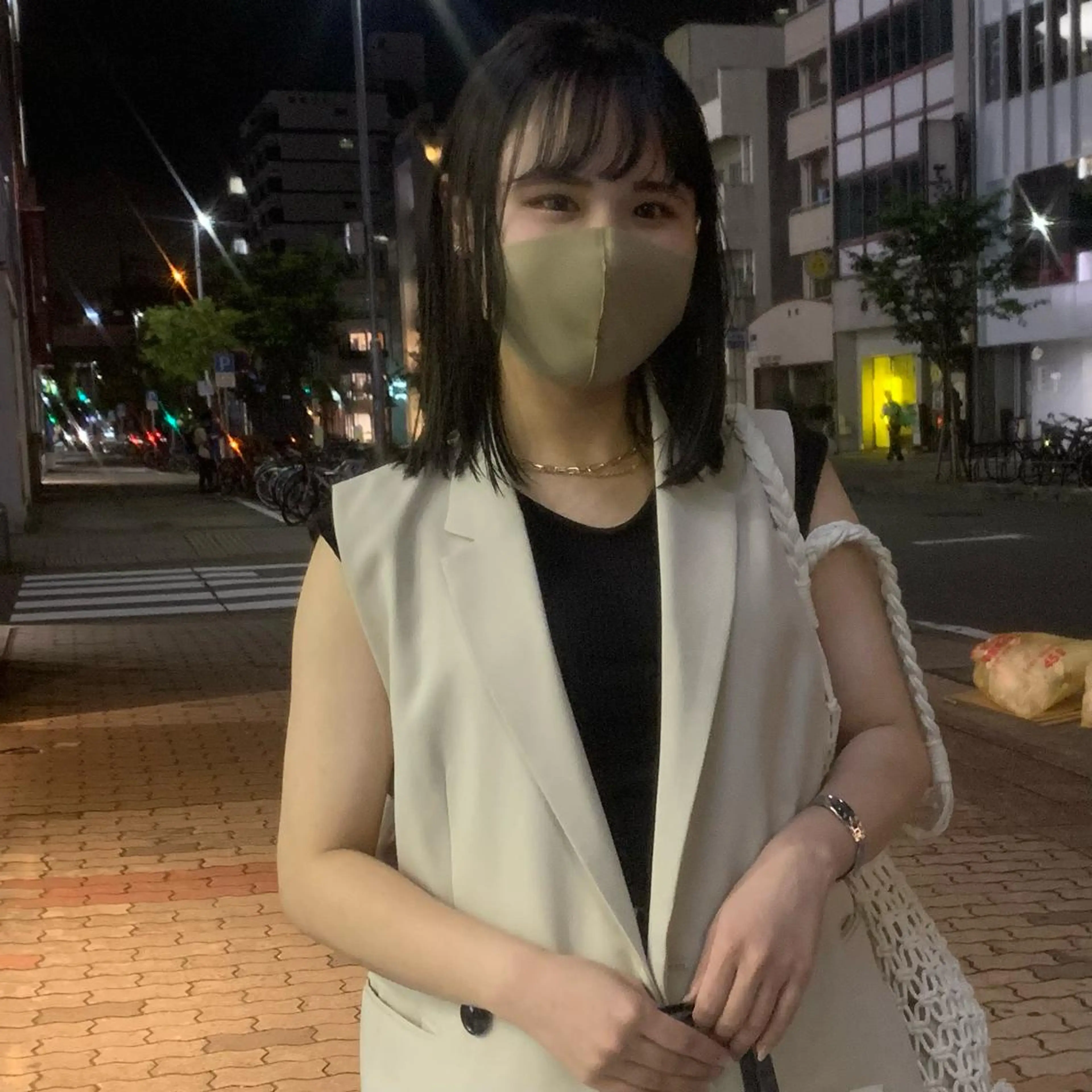 セミロング カラー 黒髪 ブルーカラー ブルーブラック joh/メンズ/ ブリーチ/矢場町のヘアスタイル