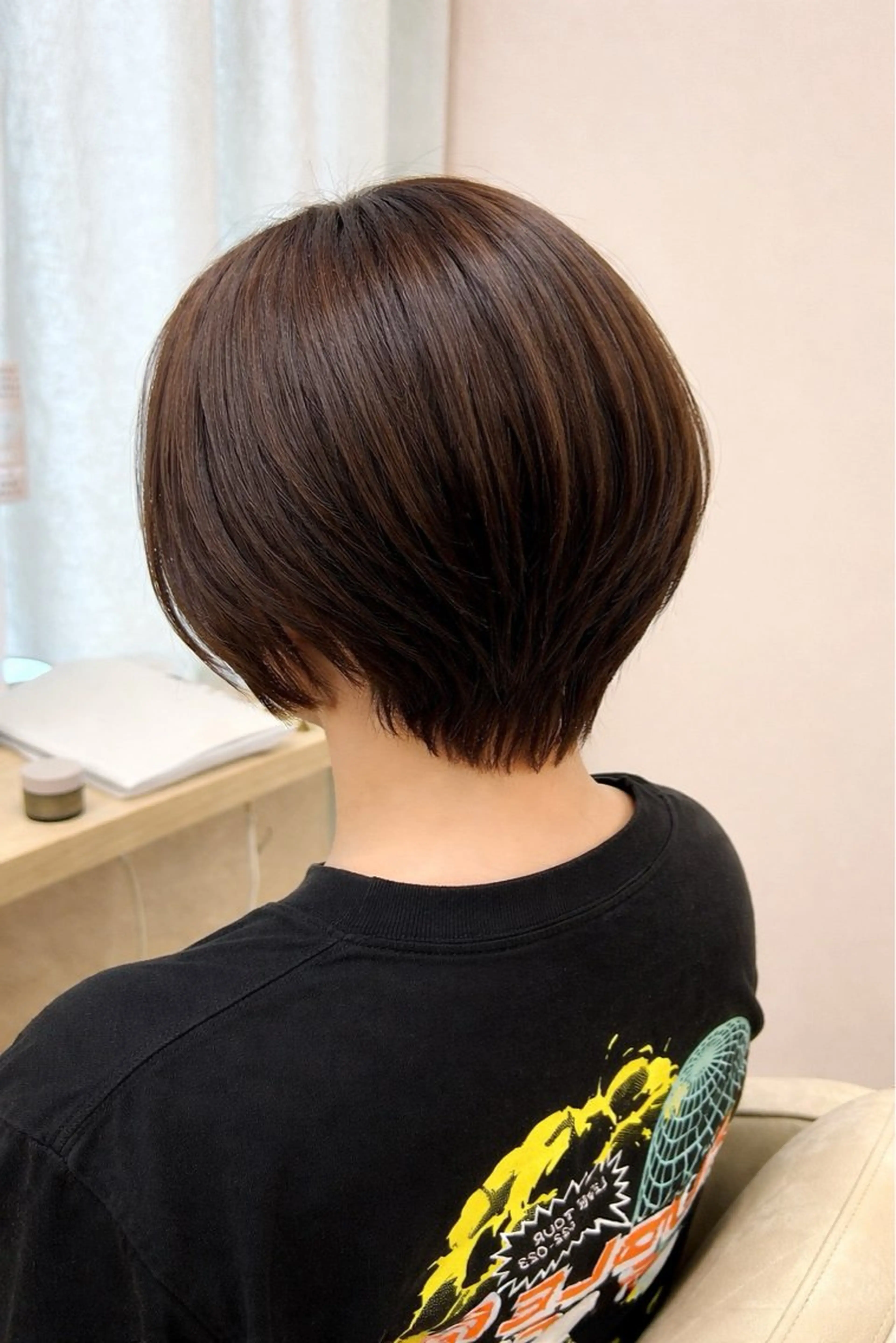 ショート カラー ヘアカラー トリートメント カイト/透明感カラー /艶髪のヘアスタイル