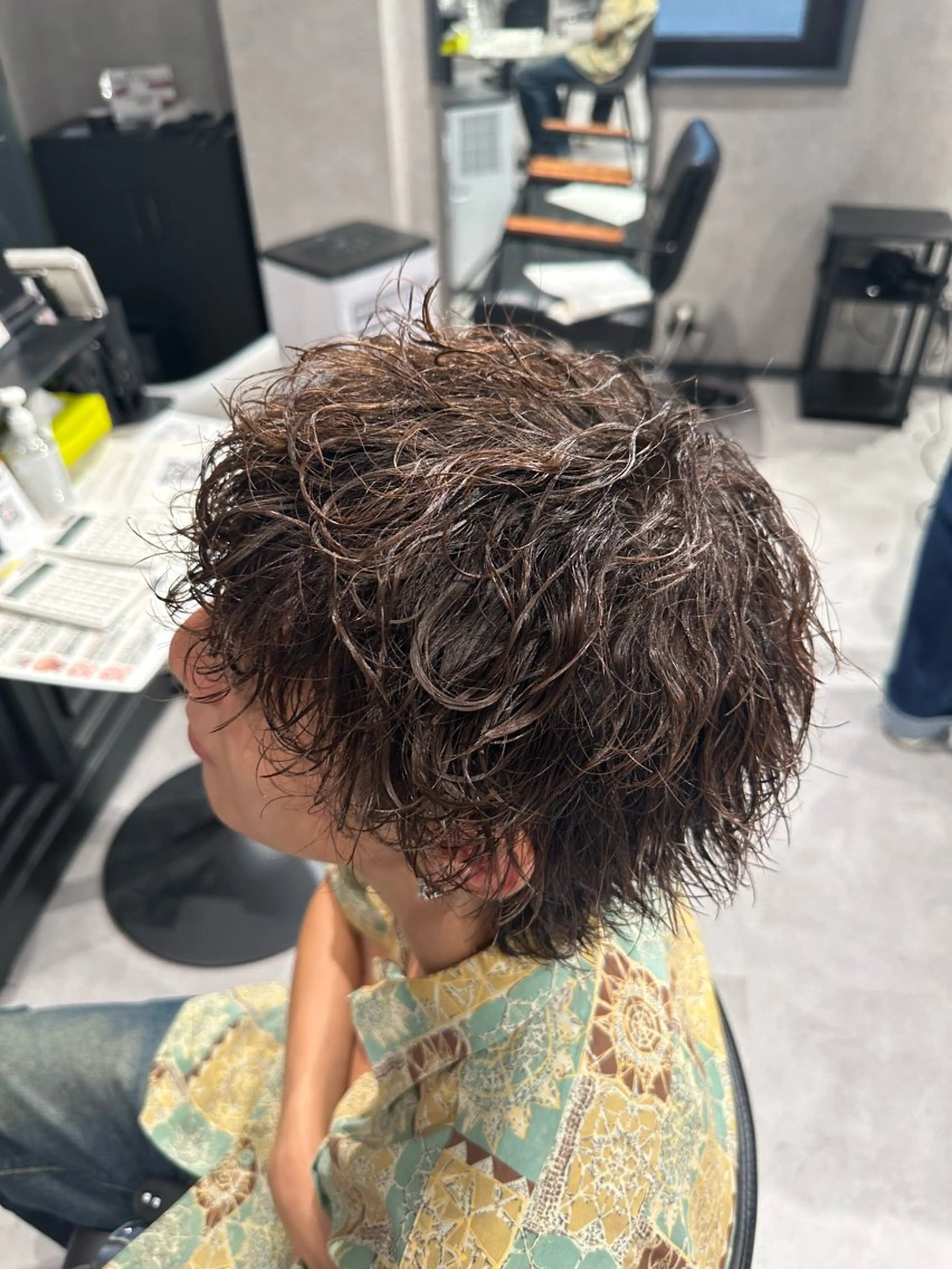 ショート パーマ ヘアアレンジ メンズ メンズヘア静岡 ✂︎Ryuheiのヘアスタイル