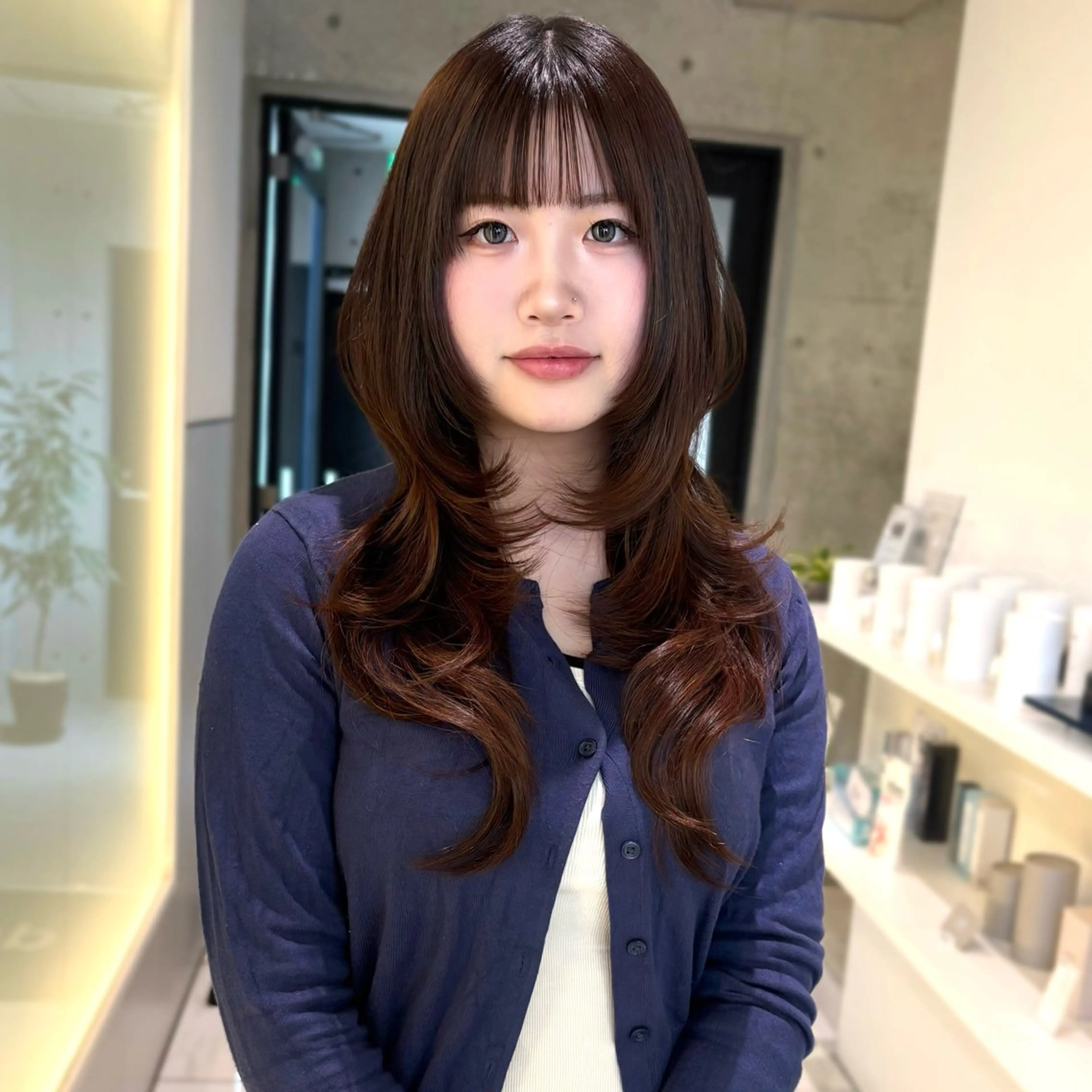 ロング ロングレイヤー レイヤーカット ロング カット riko/レイヤー カット/ヘアセットのヘアスタイル