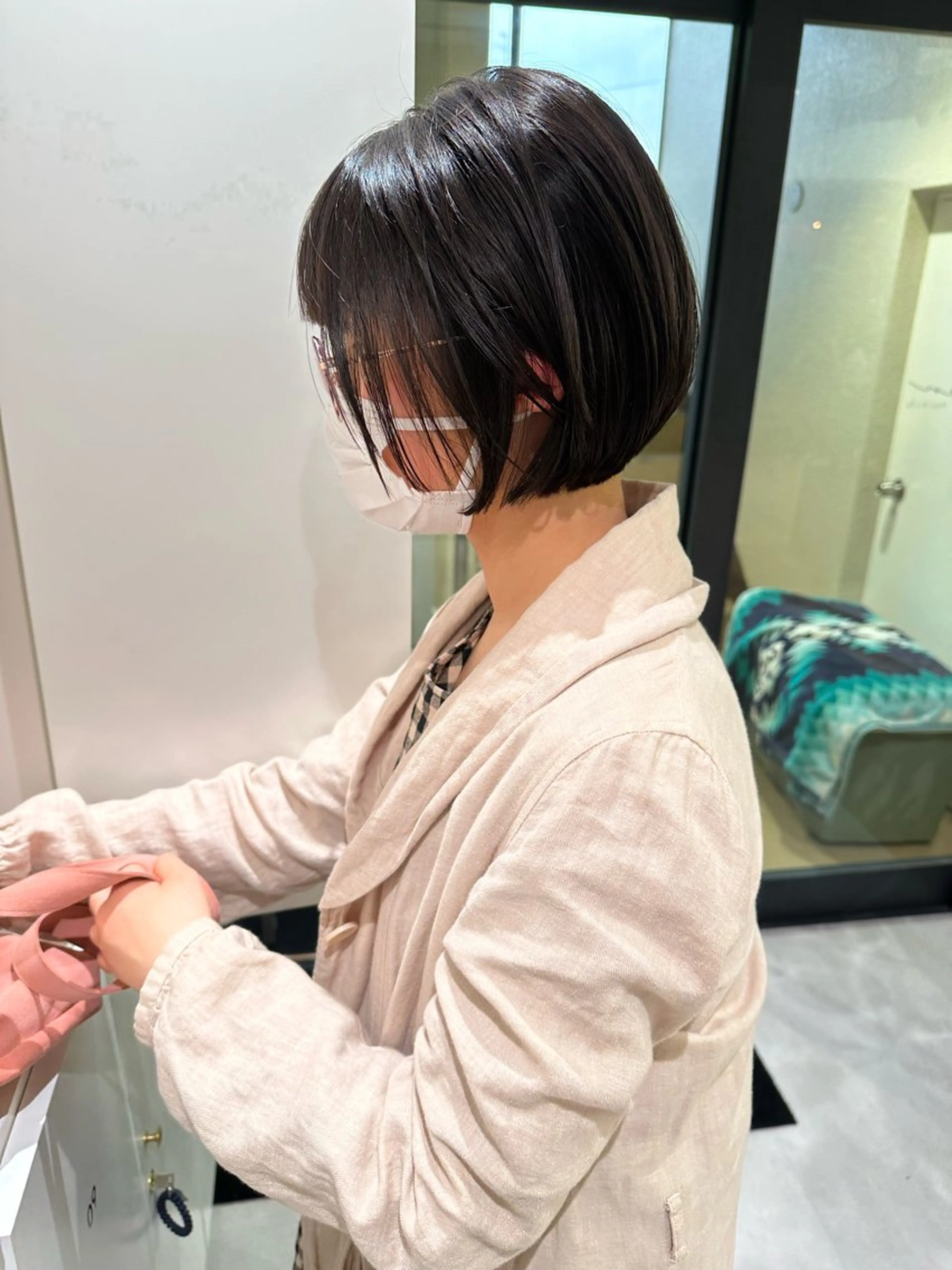 ショート ショートボブ ボブ ショートヘア 切りっぱなし/髪質 改善矯正/さやか🫧のヘアスタイル