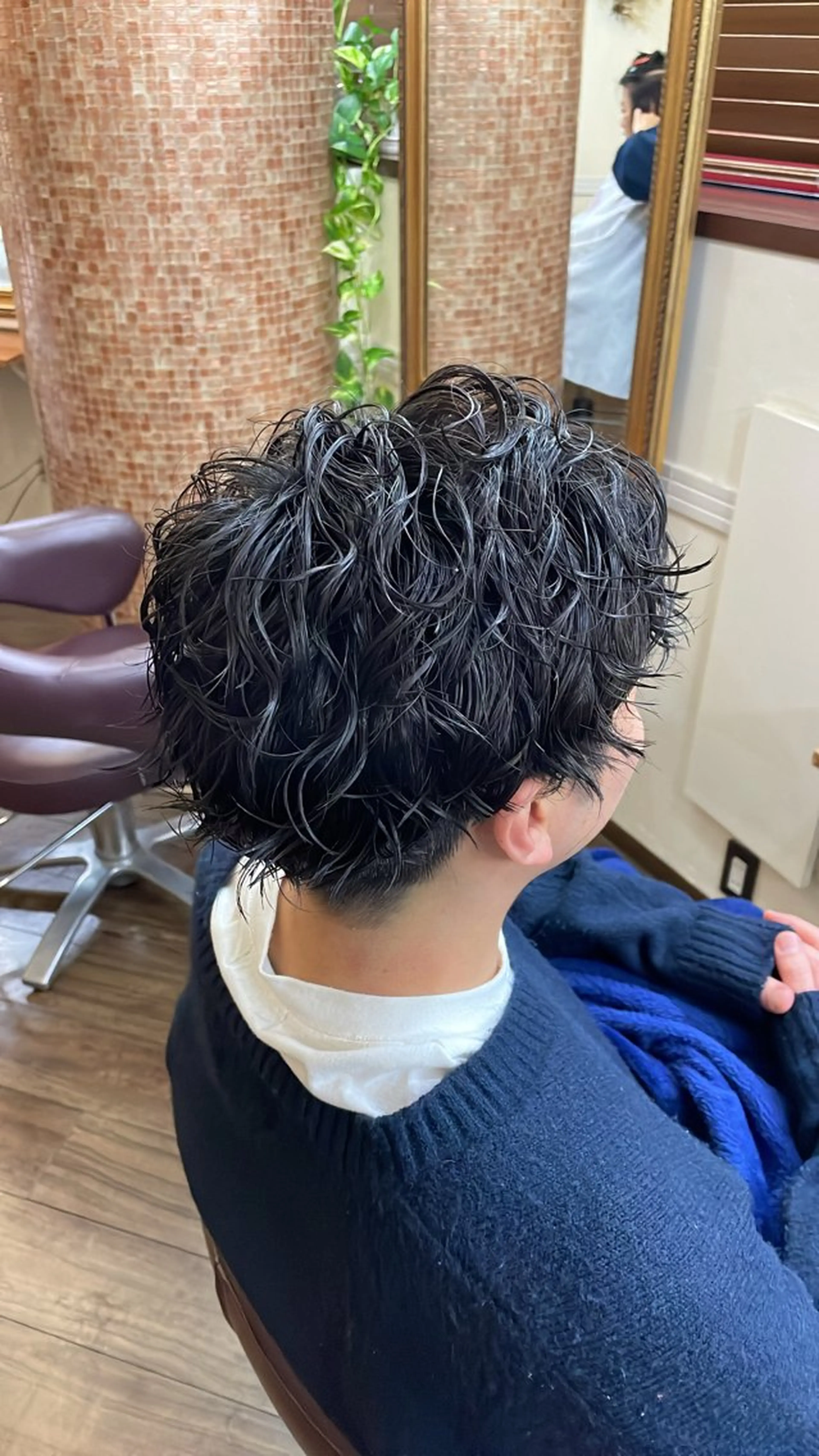 【⚡️バチバチ旬のパーマ⚡️】メンズカット＋🌀波巻きパーマ/ツイスト/スパイラルパーマ🌀の写真