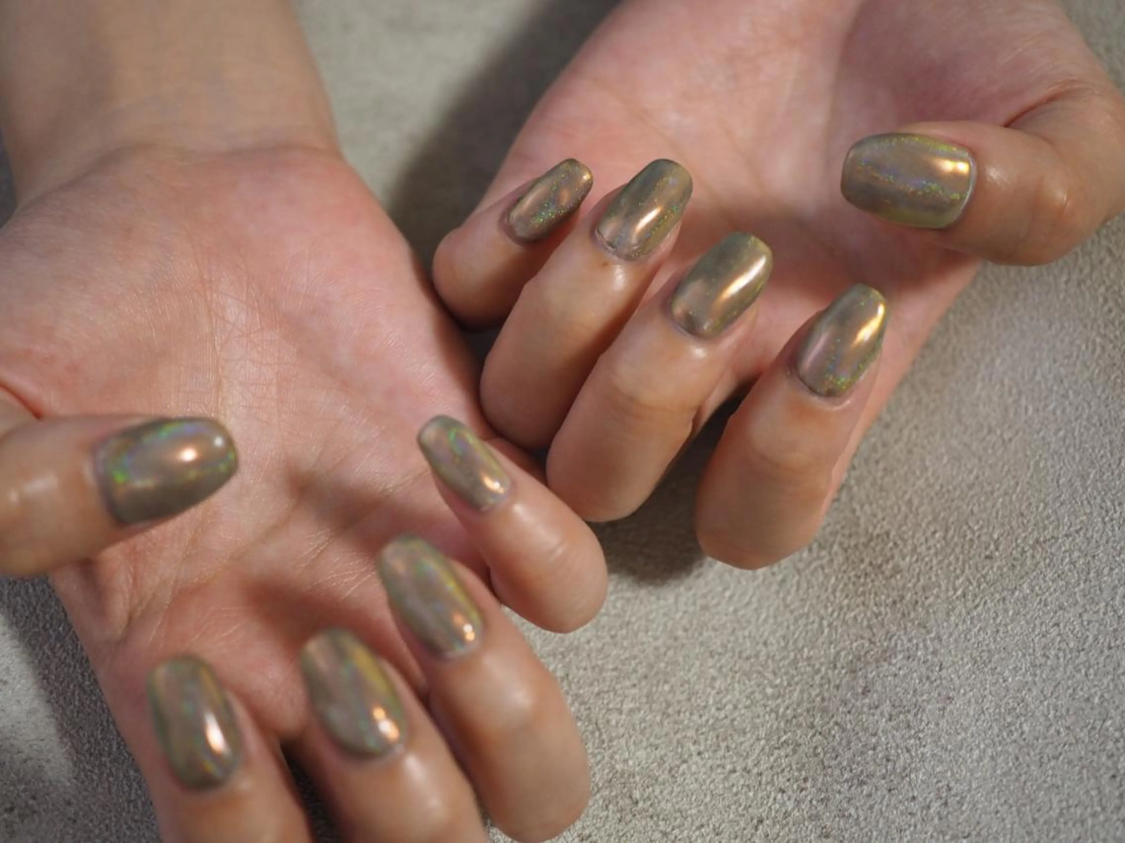 ネイル オーロラネイル ミラーネイル ワンカラーネイル kiki nail &brow二子玉川の眉毛・アイブロウイメージ