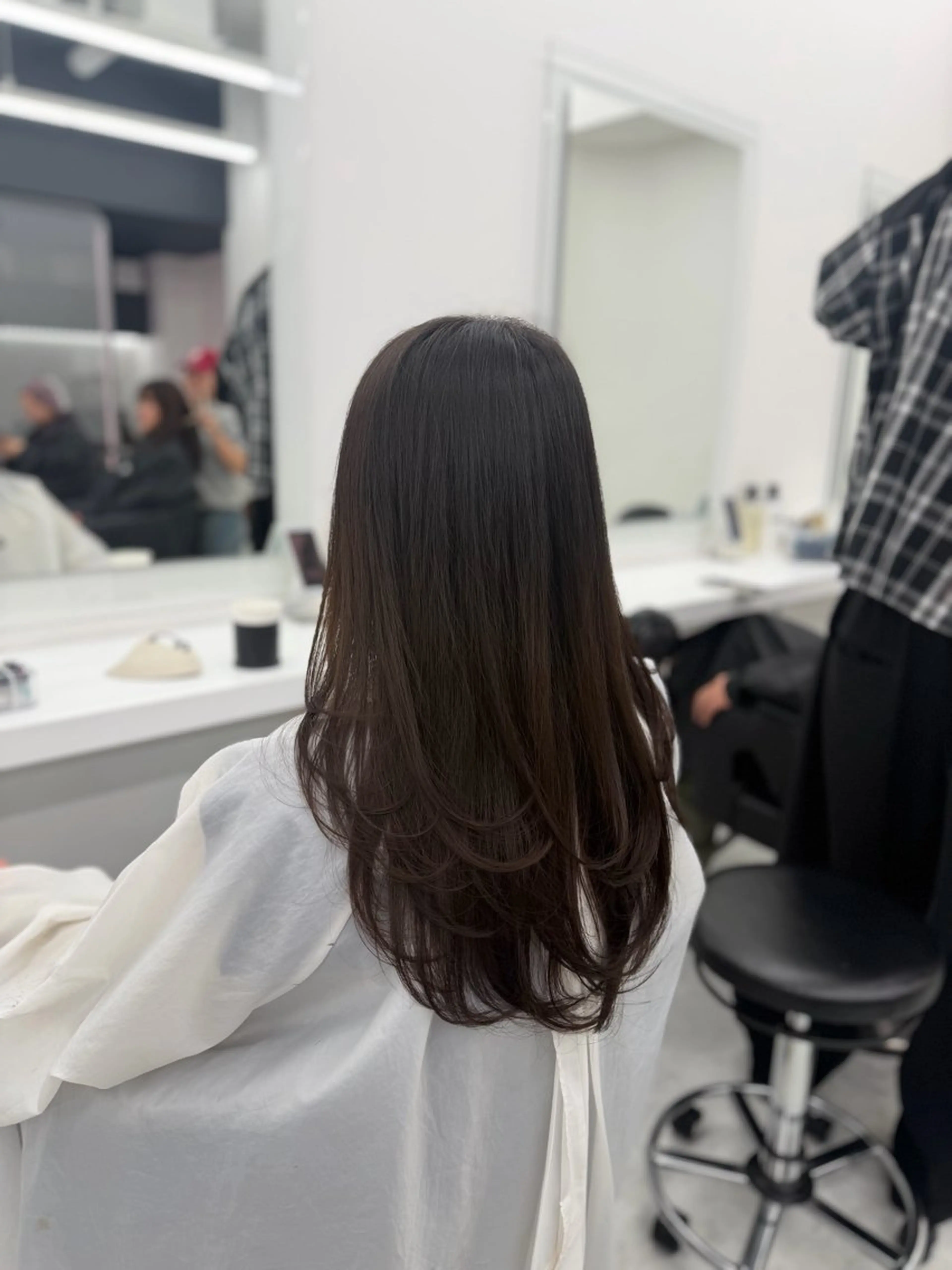 ロング カラー カット ヘアカラー 🤍レイヤー/顔周り /hirari🤍のヘアスタイル