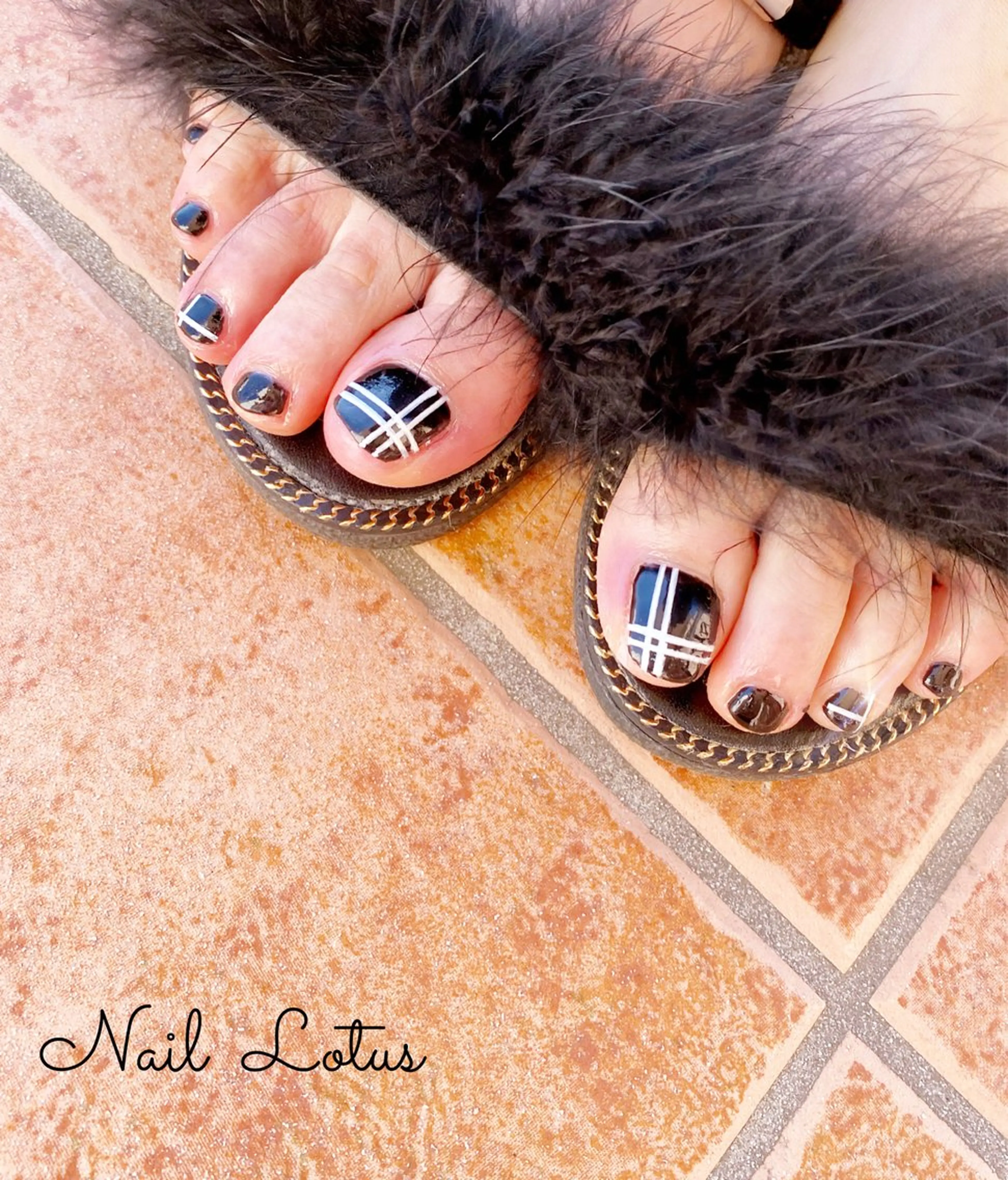 ネイル フットネイル フットネイル ネイル＆脱毛 Lotus🌸のネイルデザイン