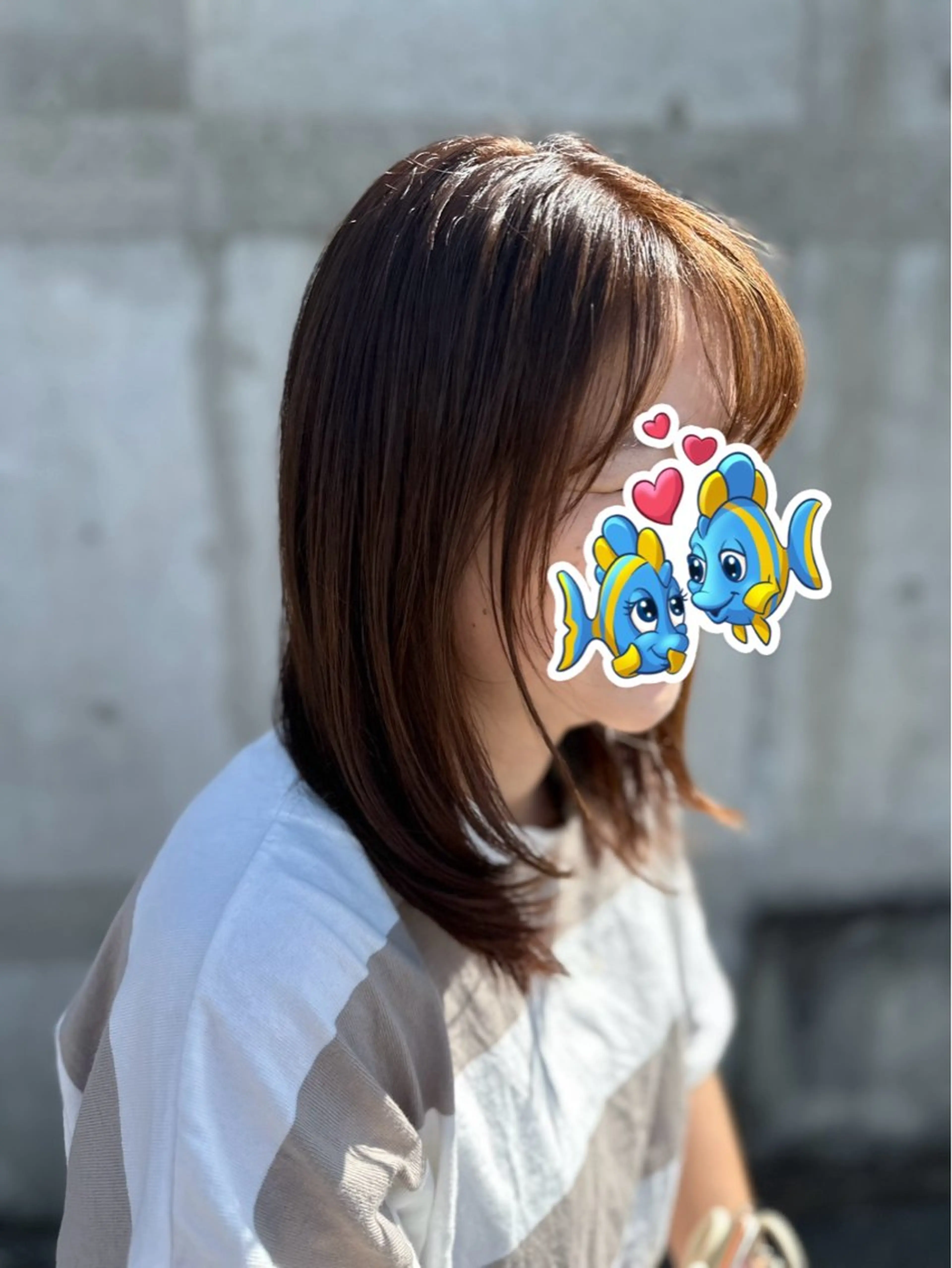 ミディアム カラー Blossom大山 imafujiのヘアスタイル