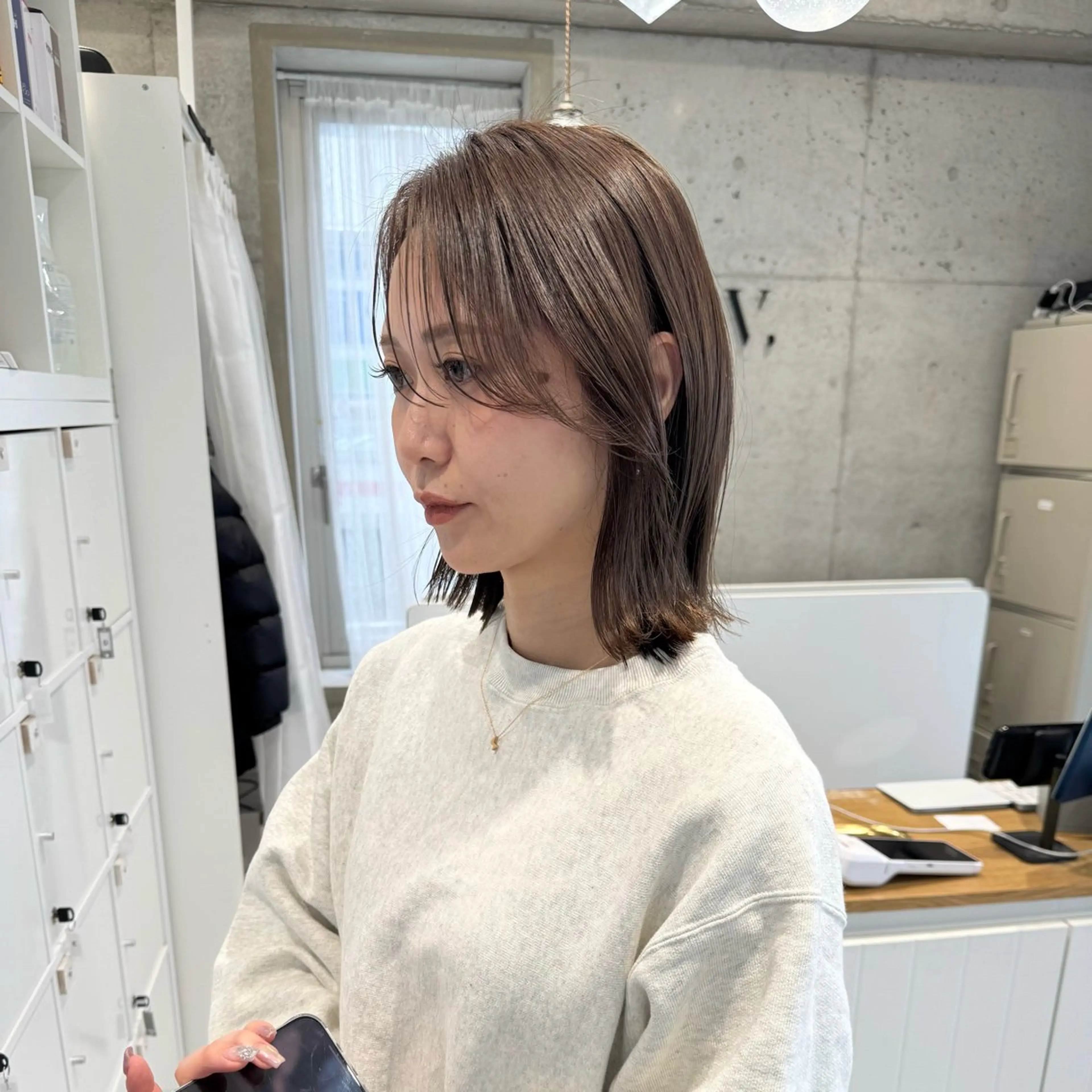 【人気No.1】カット+透明感カラー+髪質改善バイカルテTRの写真