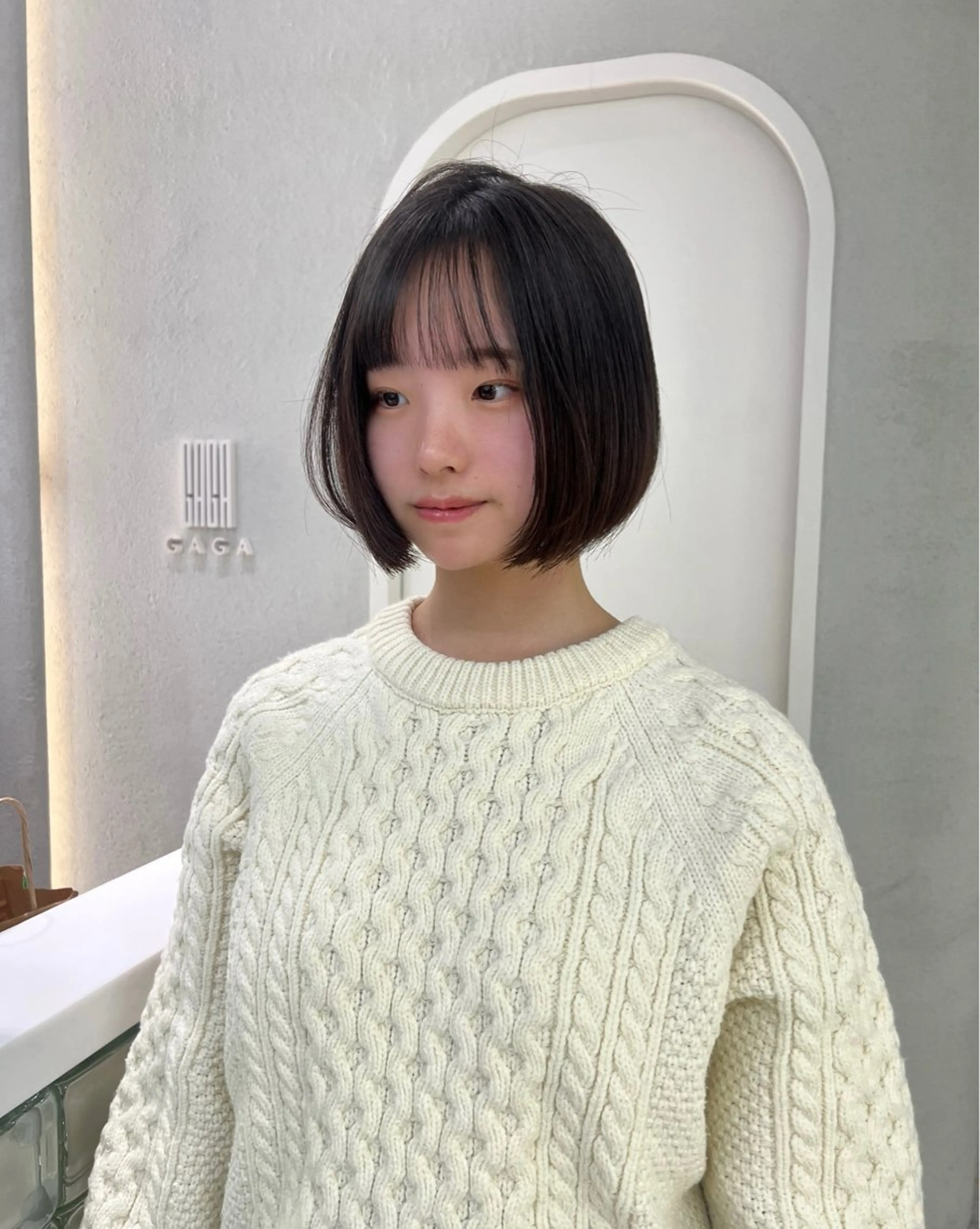 ショート 小顔カット GAGA AMIKAのヘアスタイル