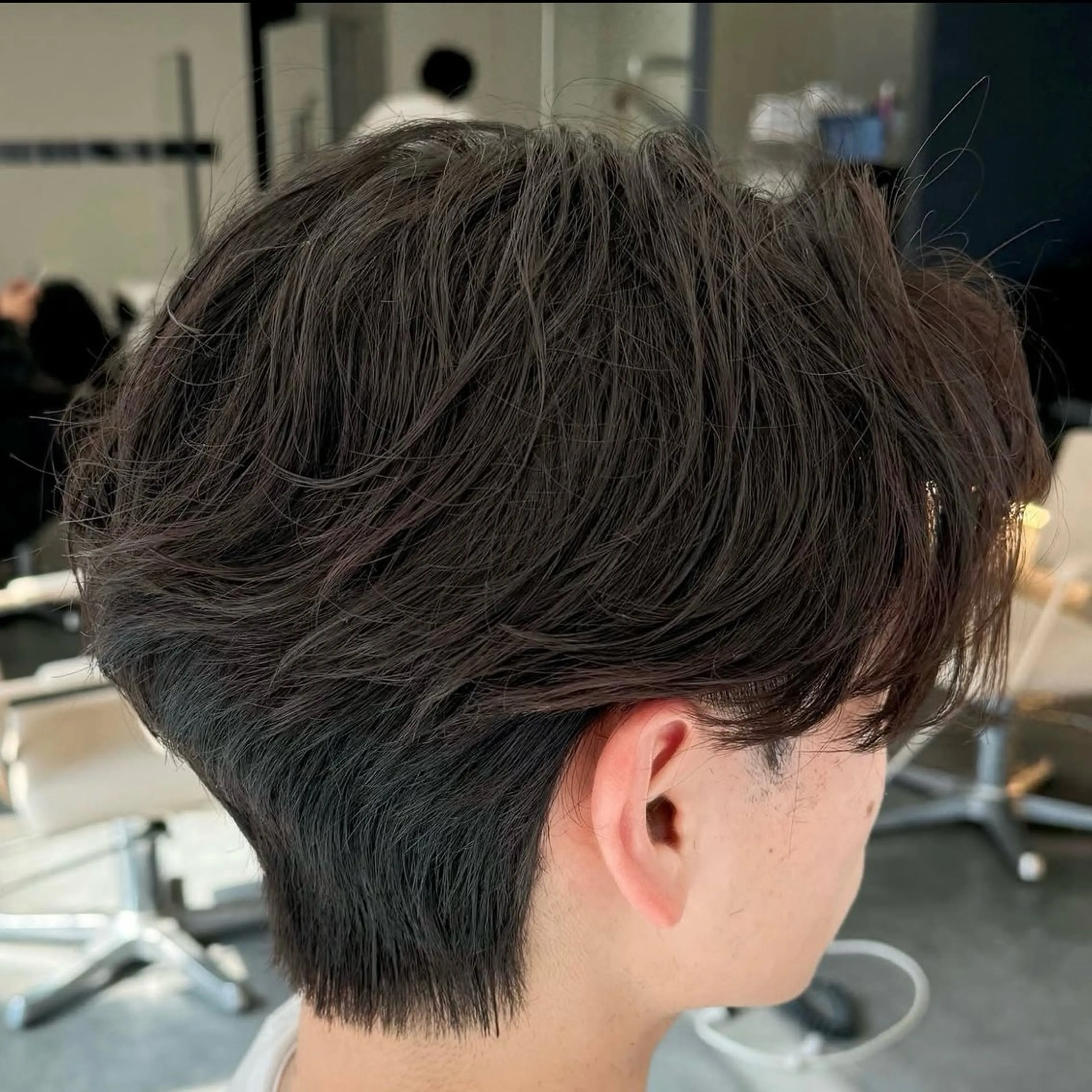 メンズ フェザーパーマ メンズパーマ パーマ 坂井 里奈のヘアスタイル