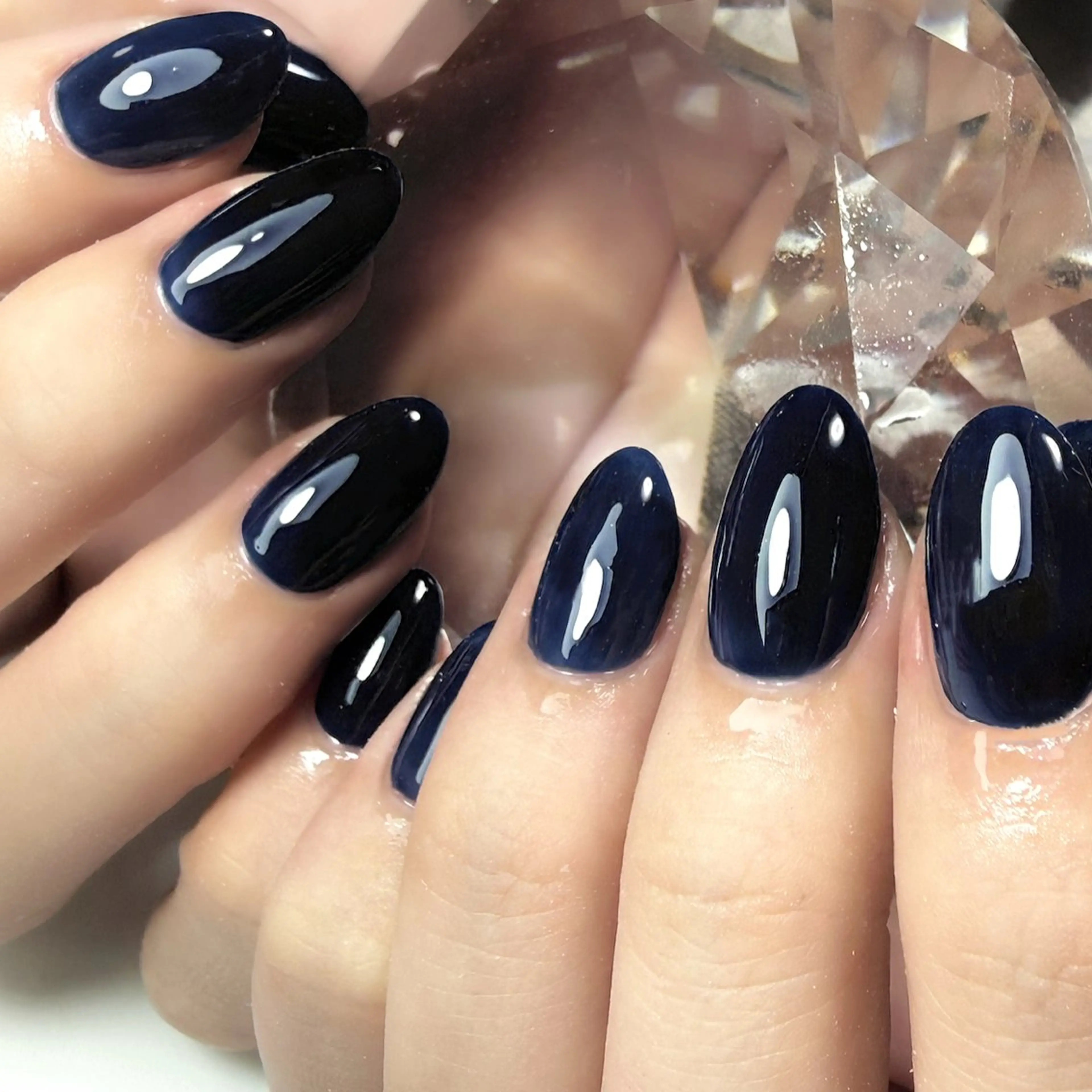 ネイル ワンカラーネイル Rose Glass 高蔵寺店のネイルデザイン