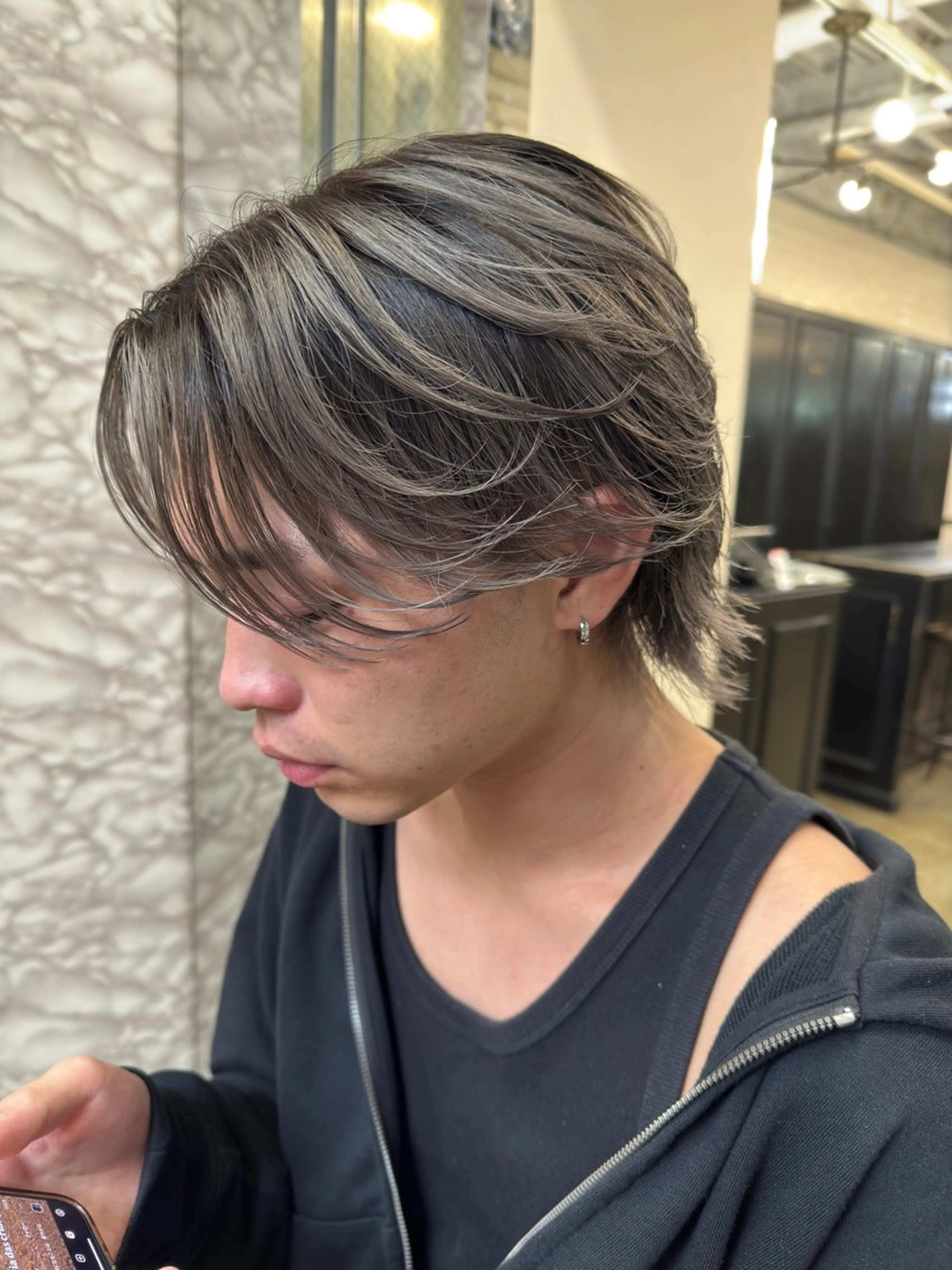 【メンズ限定⚡️】バレイヤージュorシャドールーツ+カット+ダメージトリートメントの写真