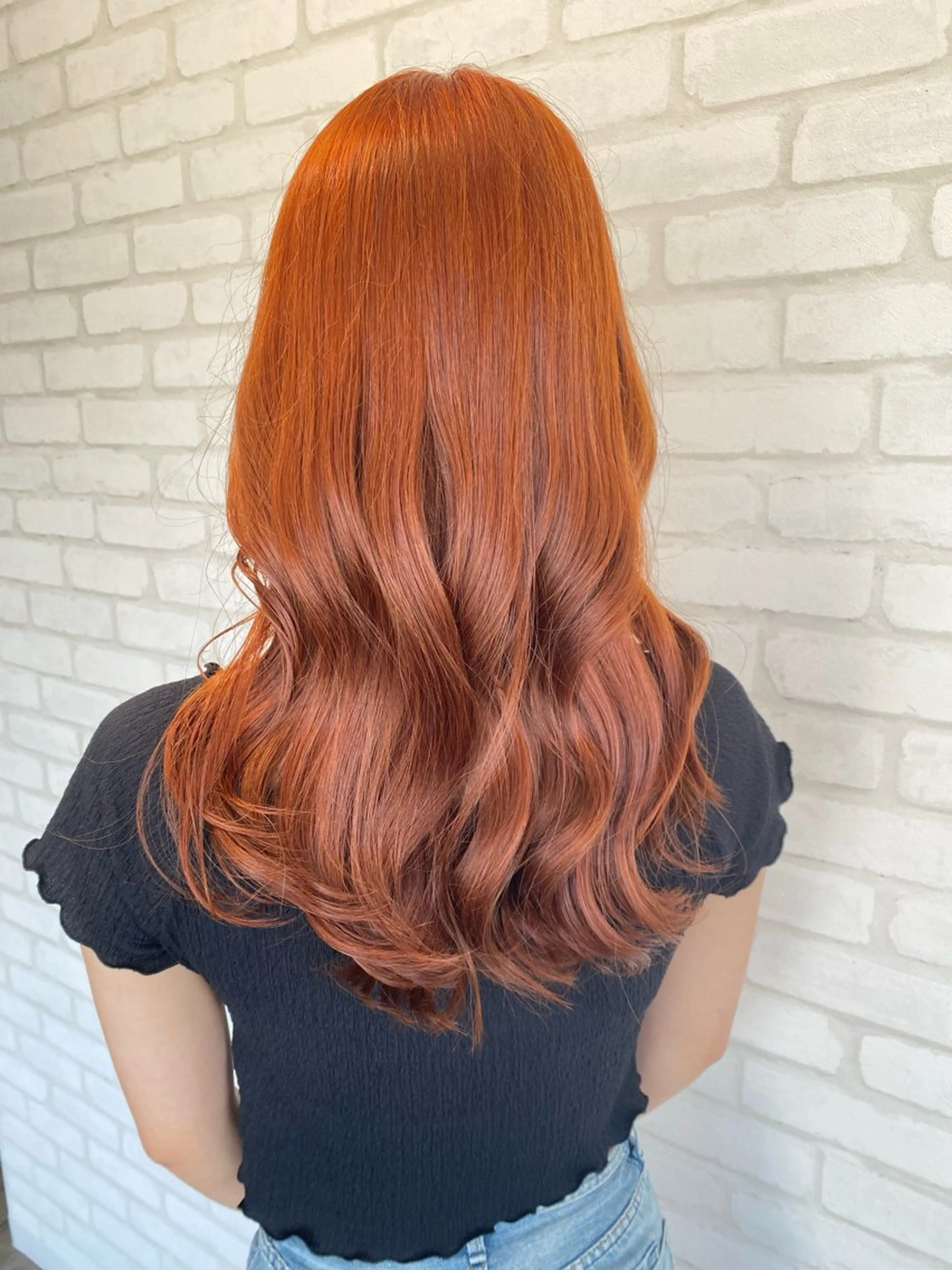カラー ブリーチ ダブルカラー ブリーチなしカラー ヘアカラー トリートメント THETAふじみ野 野宮のヘアスタイル