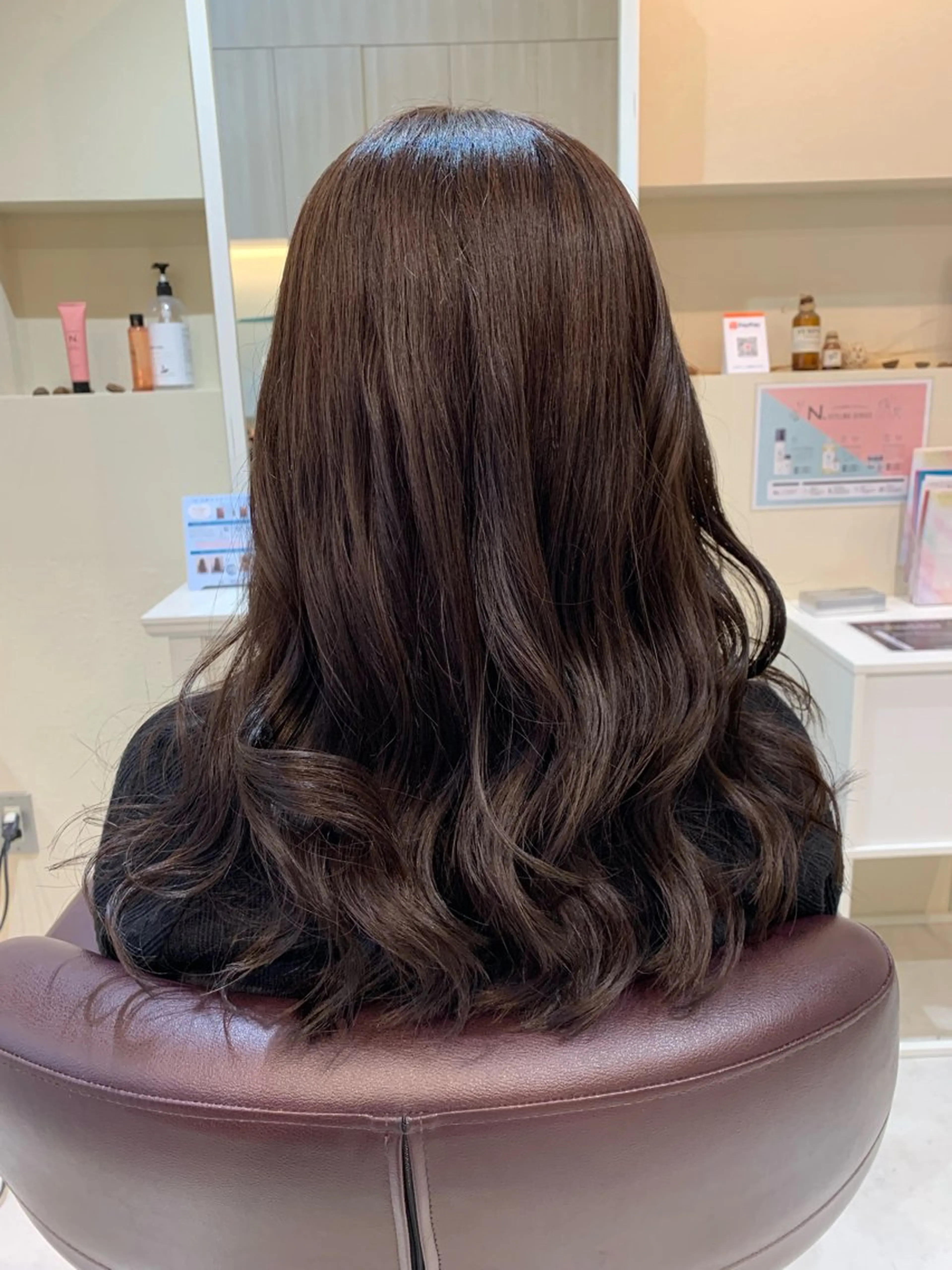 ロング カラー ベージュカラー 透明感カラー グレージュ オリーブベージュ オリーブグレージュ SALOWIN名古屋栄店所属・Yuuki🌷名古屋 栄 カラー/ボブのヘアスタイル