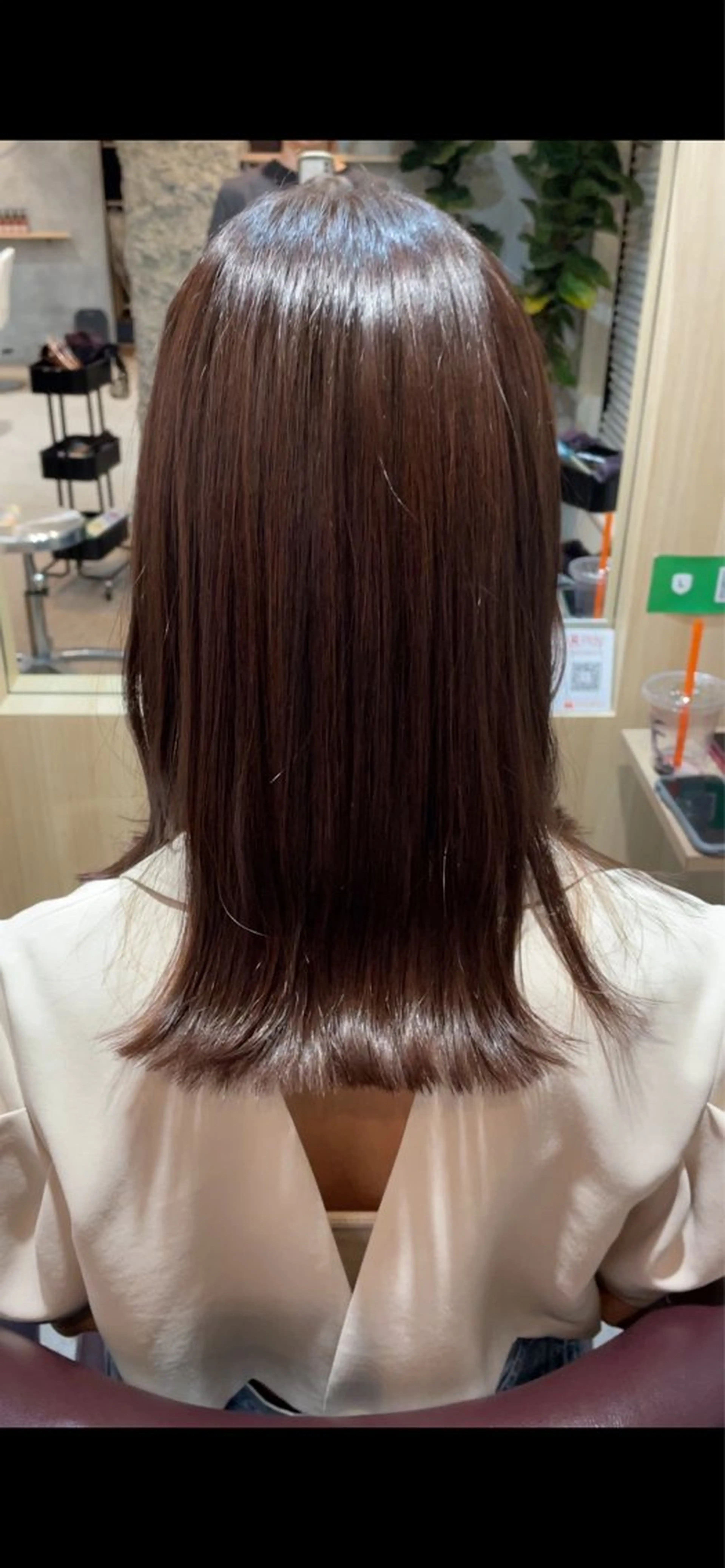 オーガニック縮毛矯正＋カット＋2stepトリートメントの写真