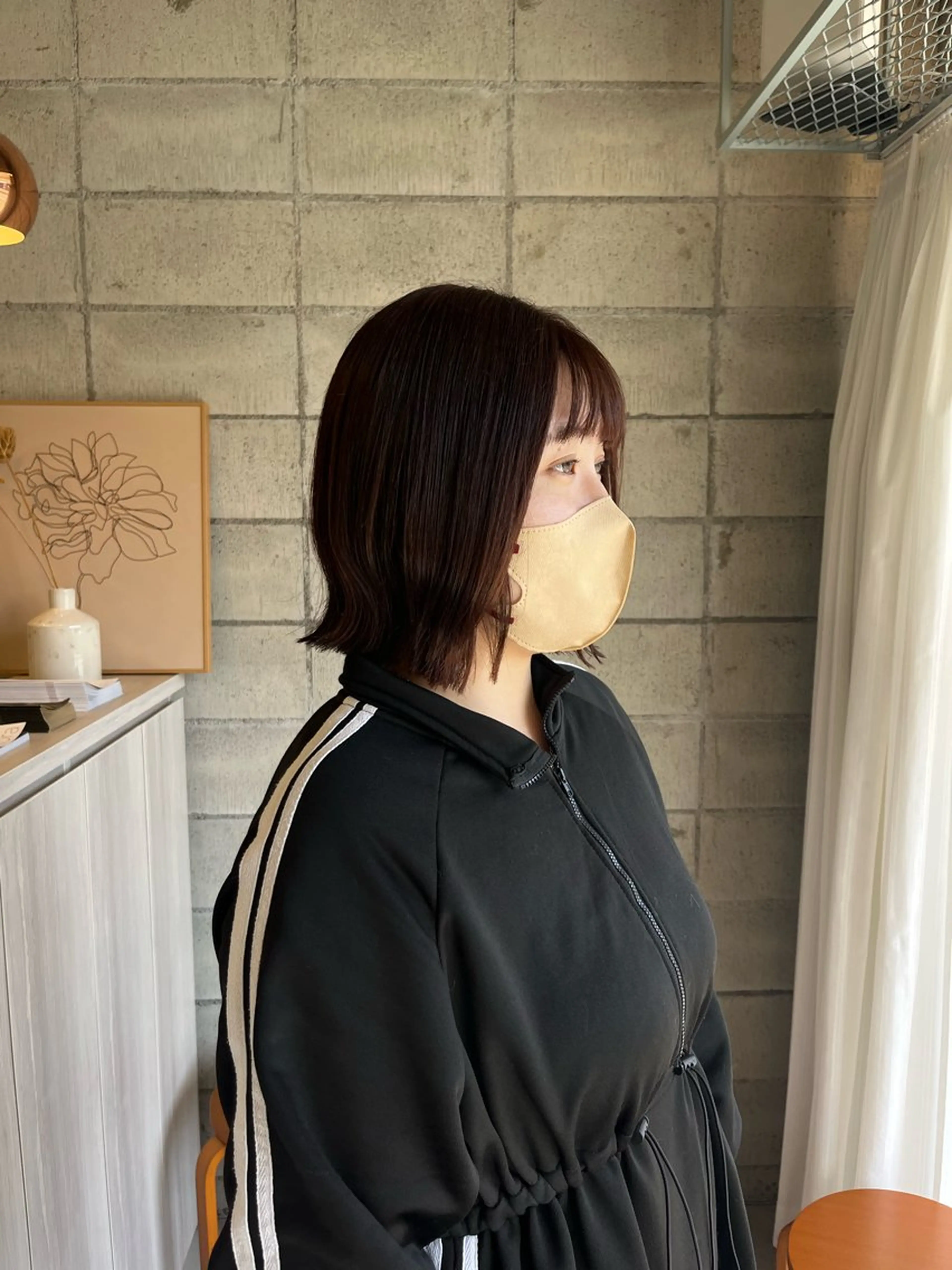 ミディアム ボブ カット トリートメント 椙山 沙南子のヘアスタイル