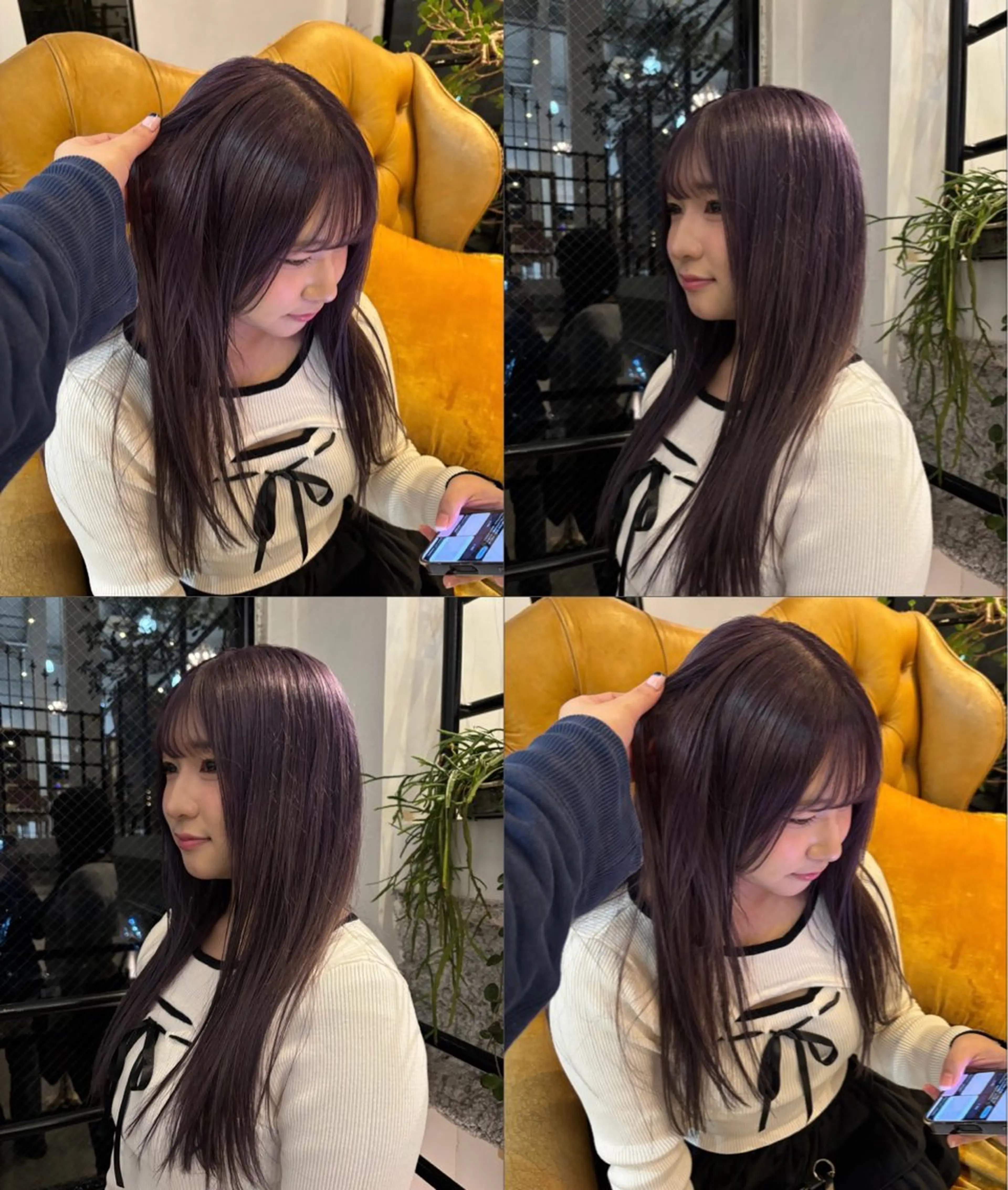 カラー ヘアカラー 伊藤 詩のヘアスタイル