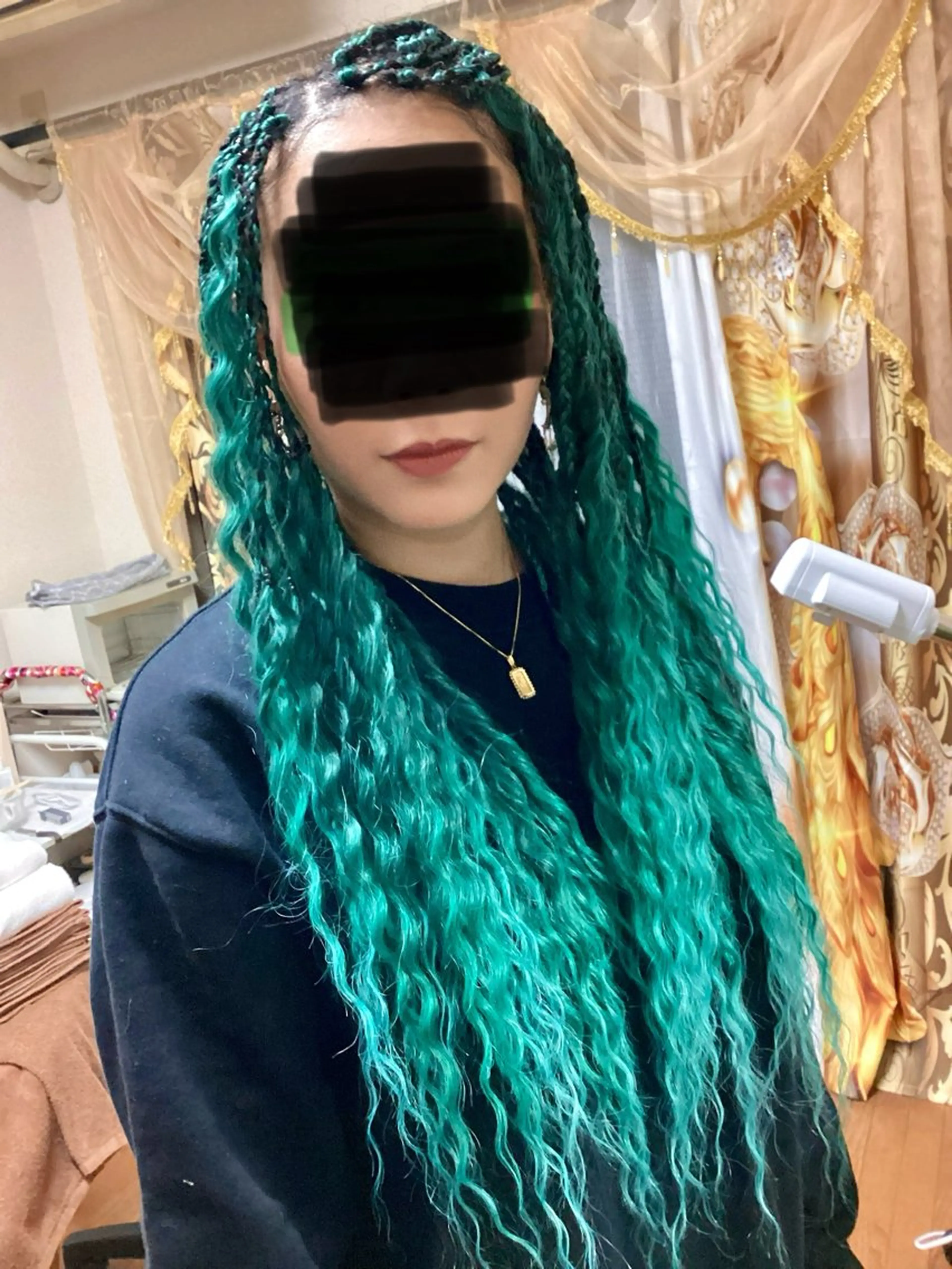 ロング ヘアアレンジ エクステ 志賀 千鶴のヘアスタイル