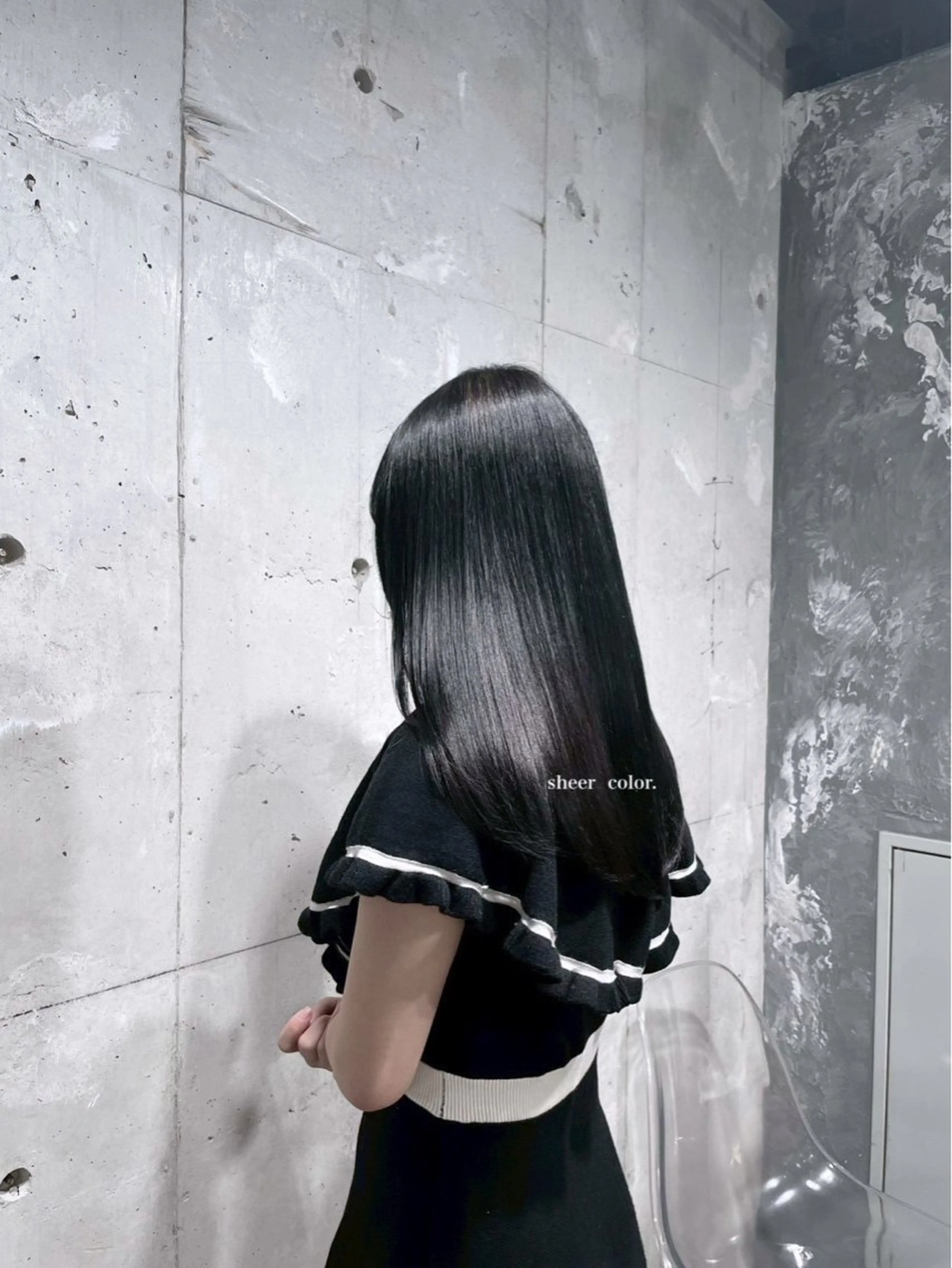 カラー 髙𠩤 やよいのヘアスタイル