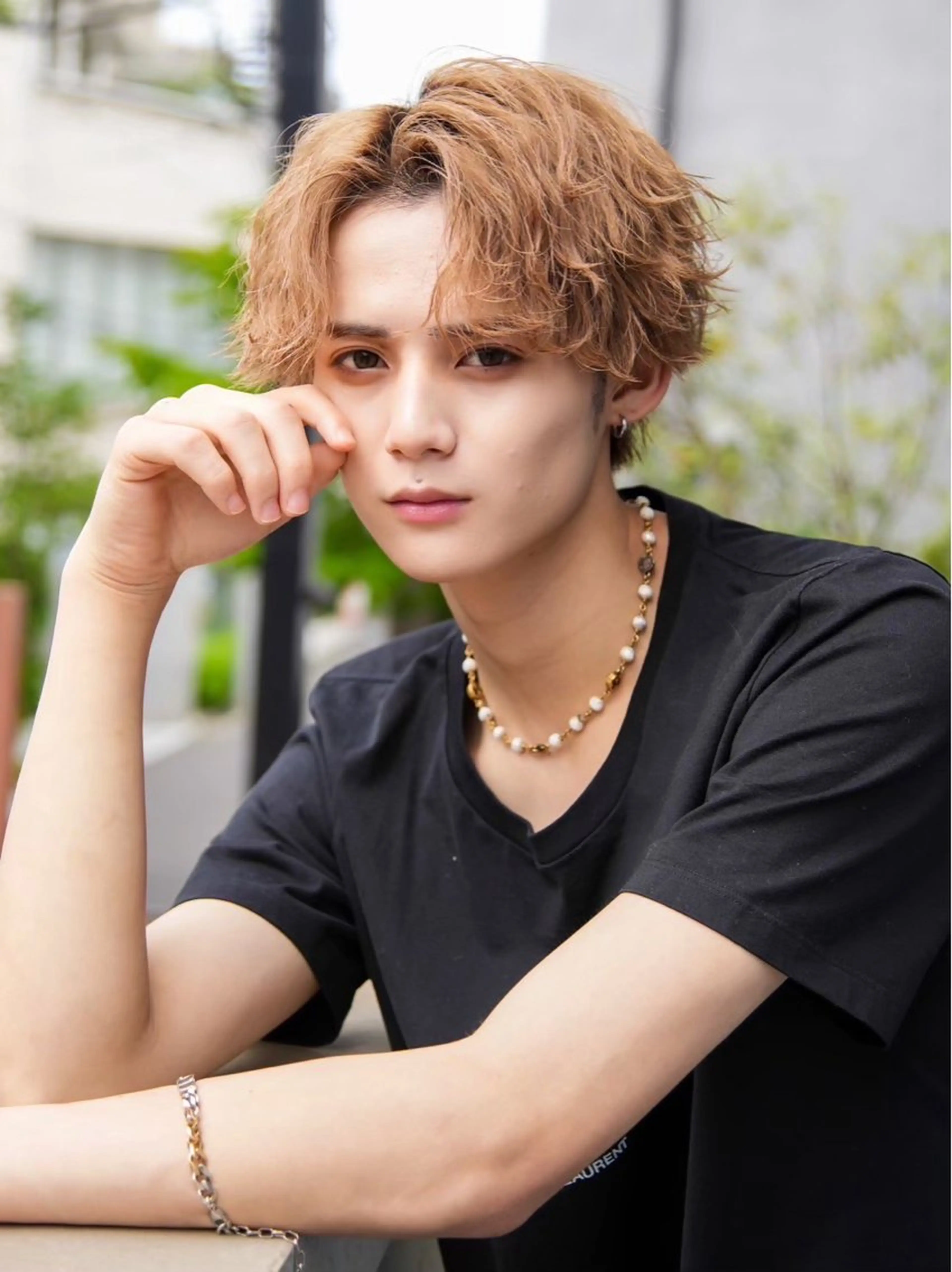 カラー パーマ メンズ メンズパーマ カット 💎メンズカット/ 透明感　吉田拓海💎のヘアスタイル