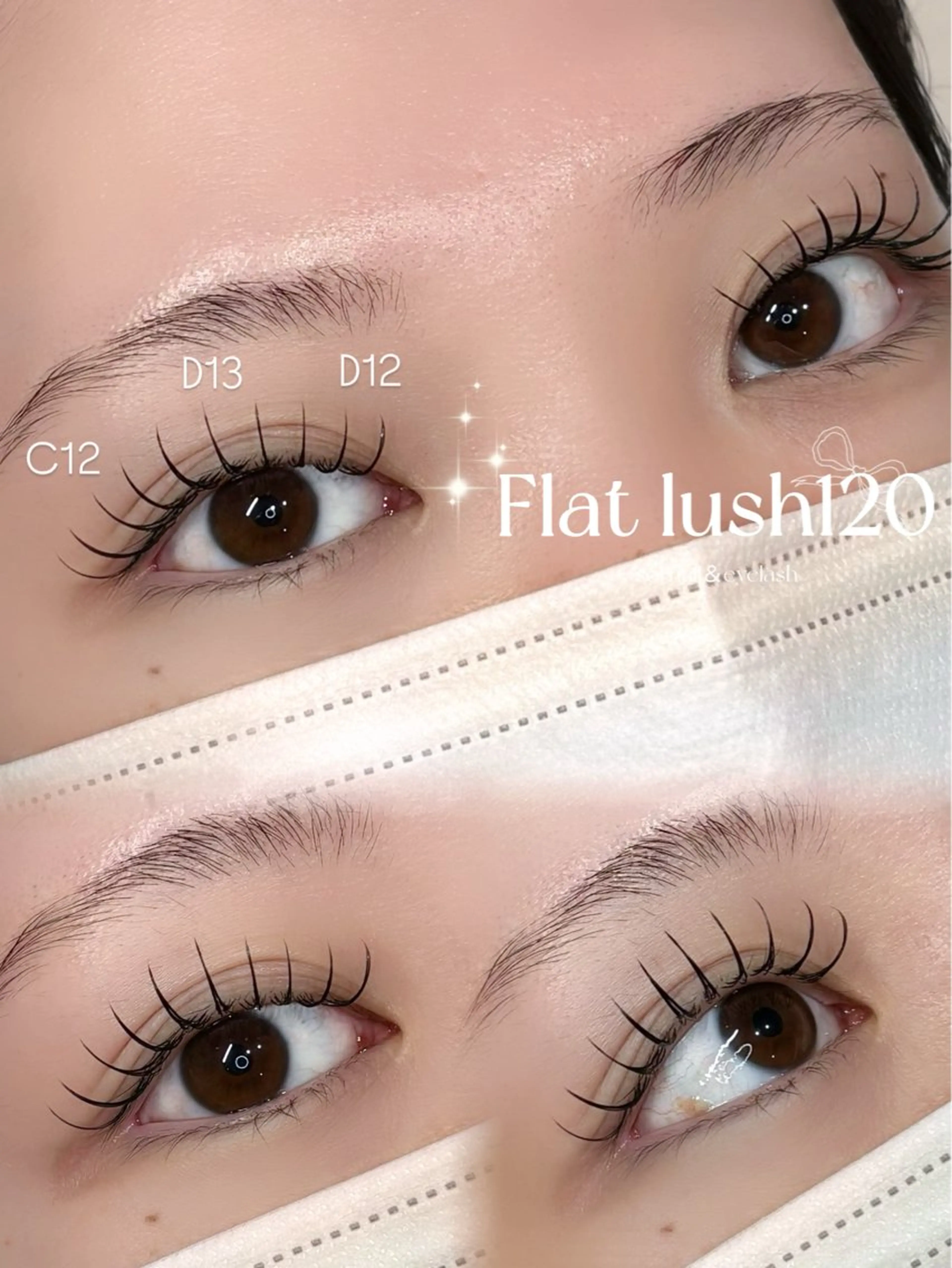 マツエク・マツパ フラットラッシュ マツエク sol soraのマツエク・マツパデザイン