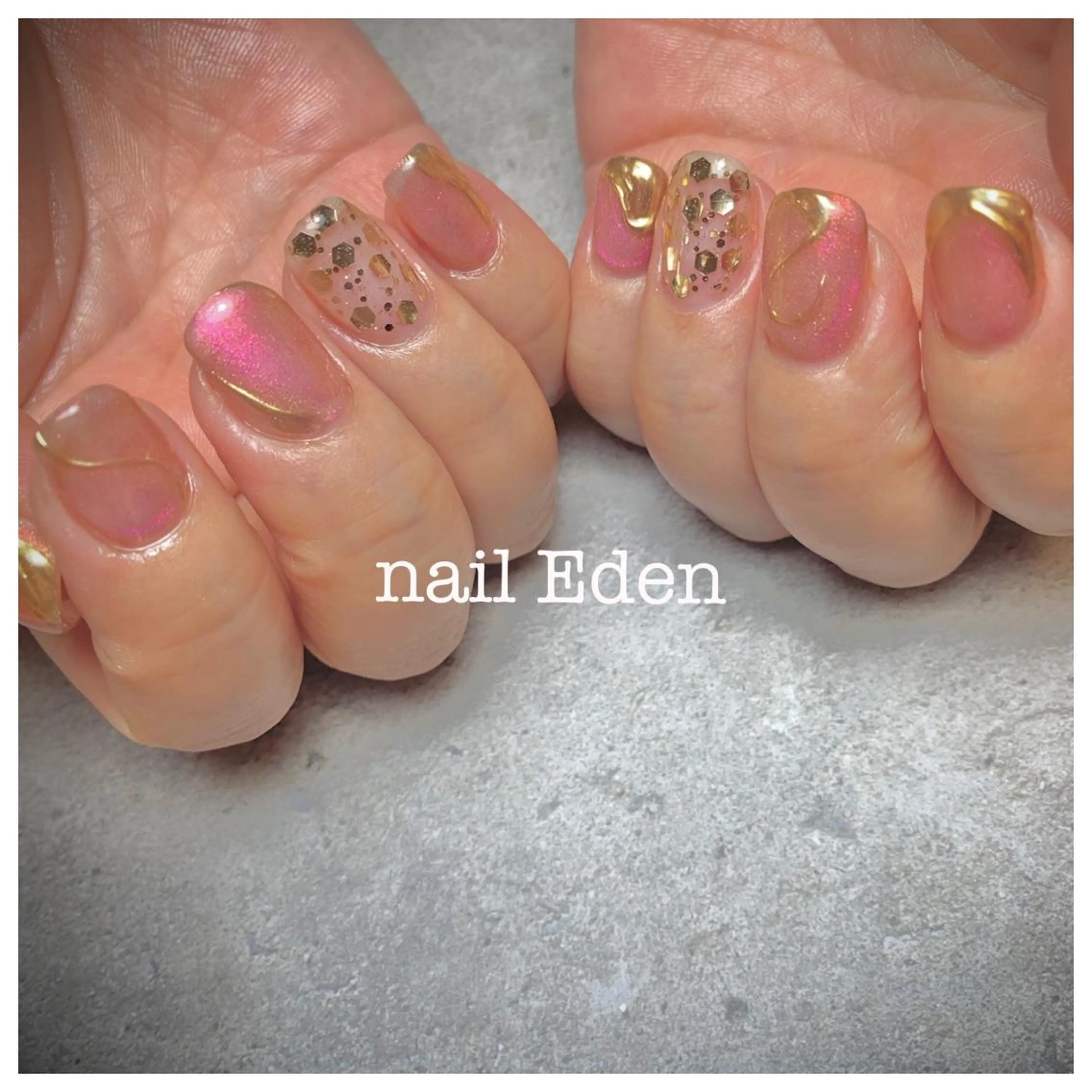 ネイル 持ち込み Eden ♾️のネイルデザイン