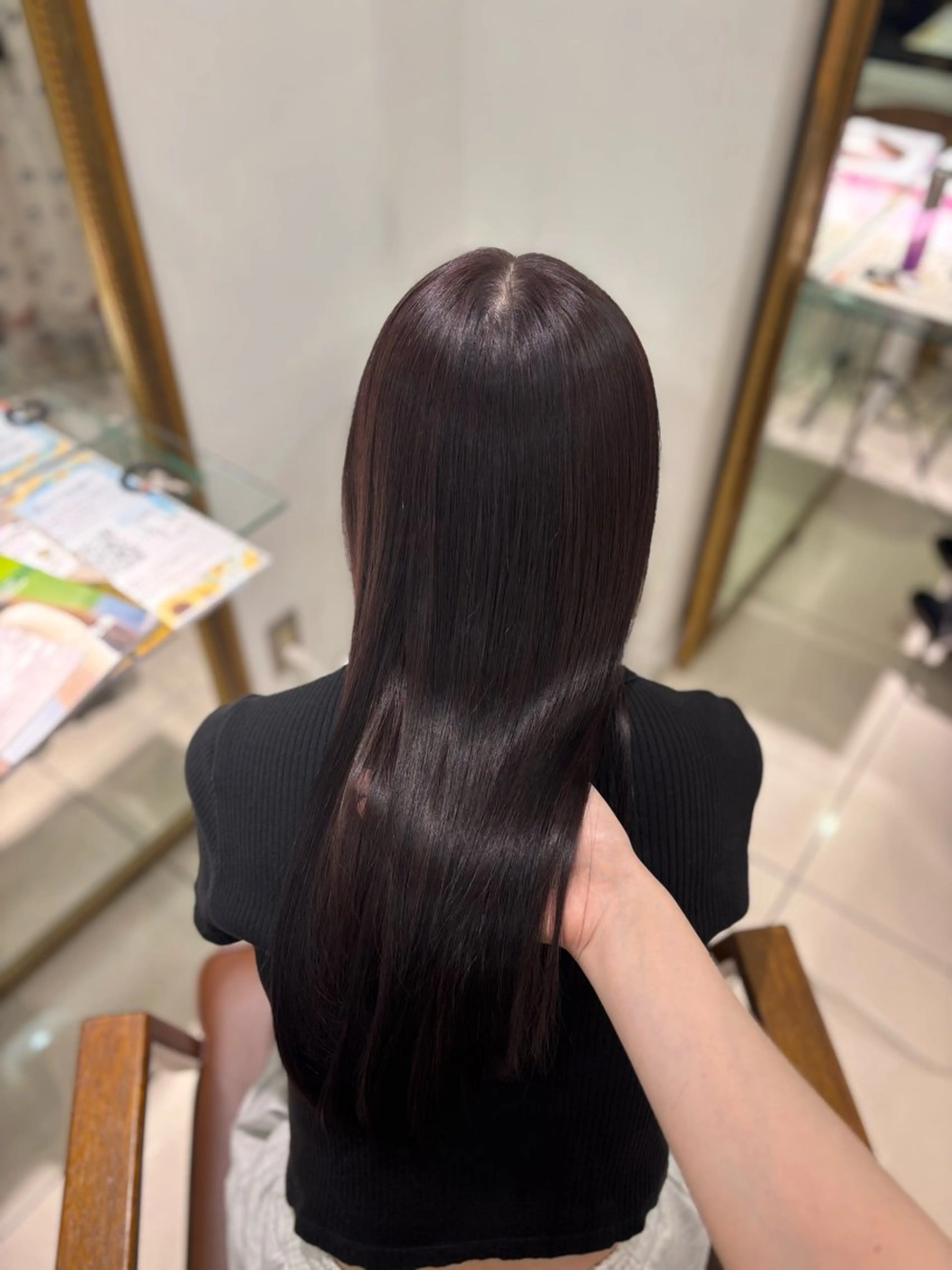 ロング カット ヘアカラー トリートメント 縮毛・髪質改善🩰 mai🐰ྀི🤍のヘアスタイル