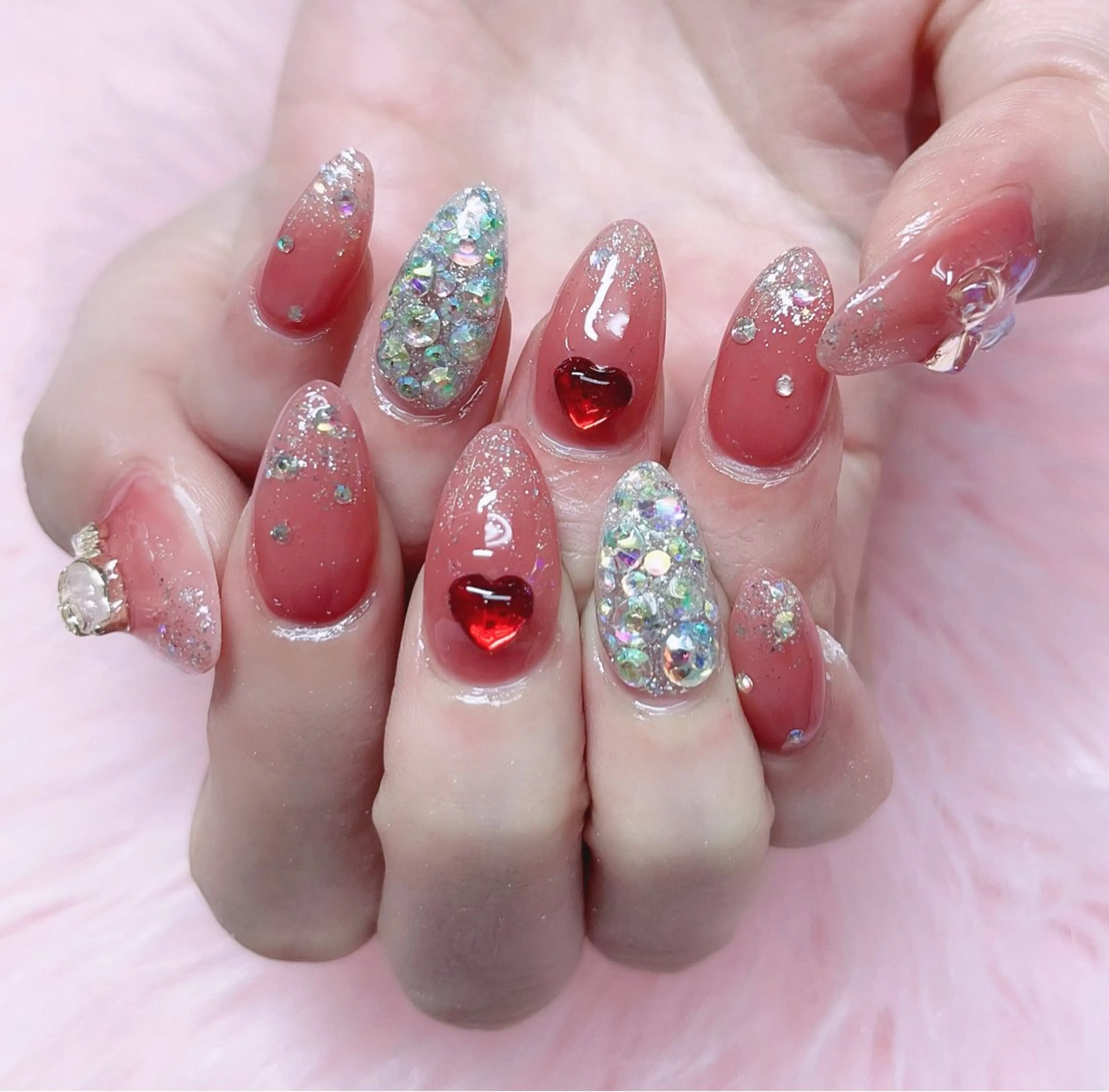 ネイル ハンドネイル MoonNail ユリ🌸のネイルデザイン