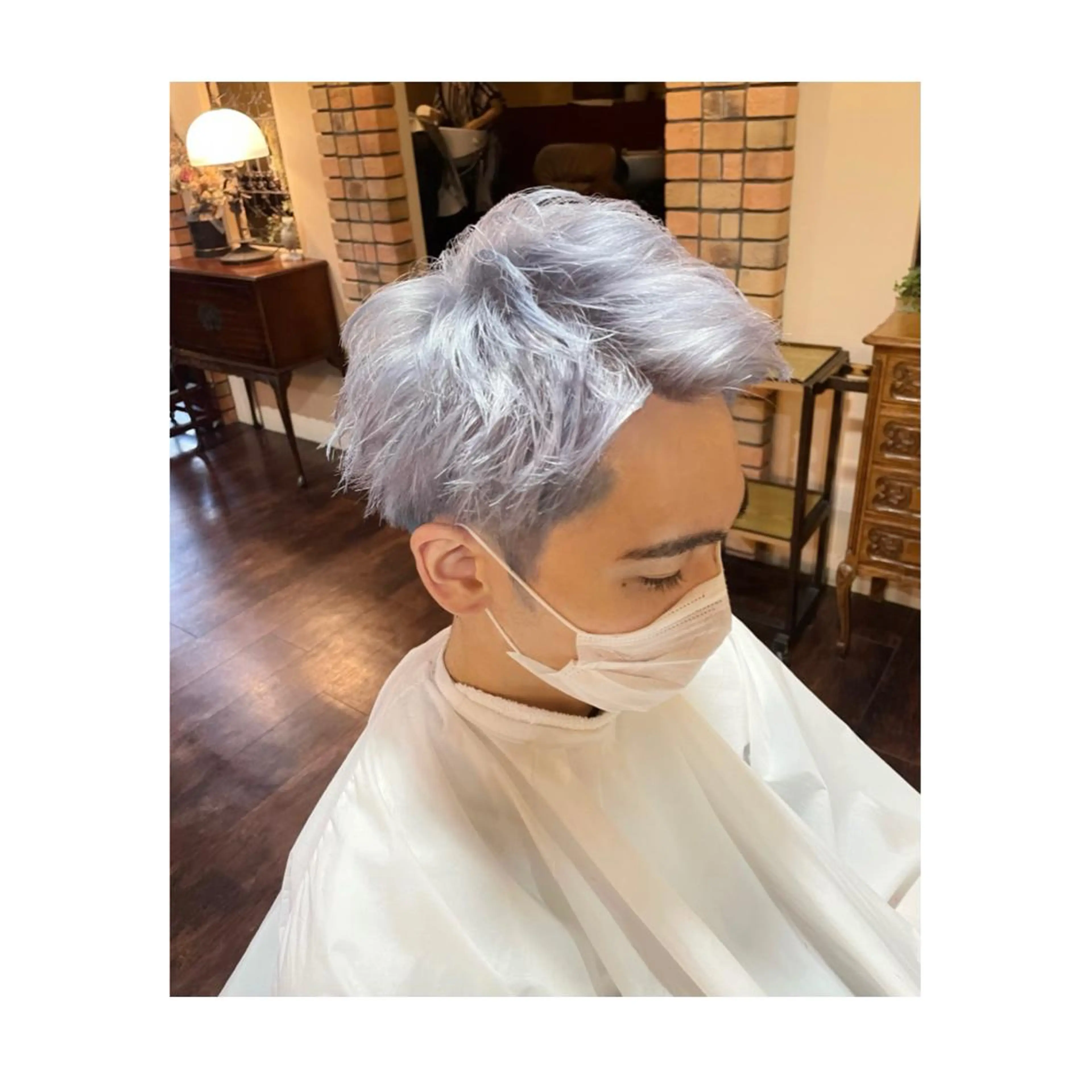 ショート ヘアカラー トリートメント マツノ ユウキのヘアスタイル
