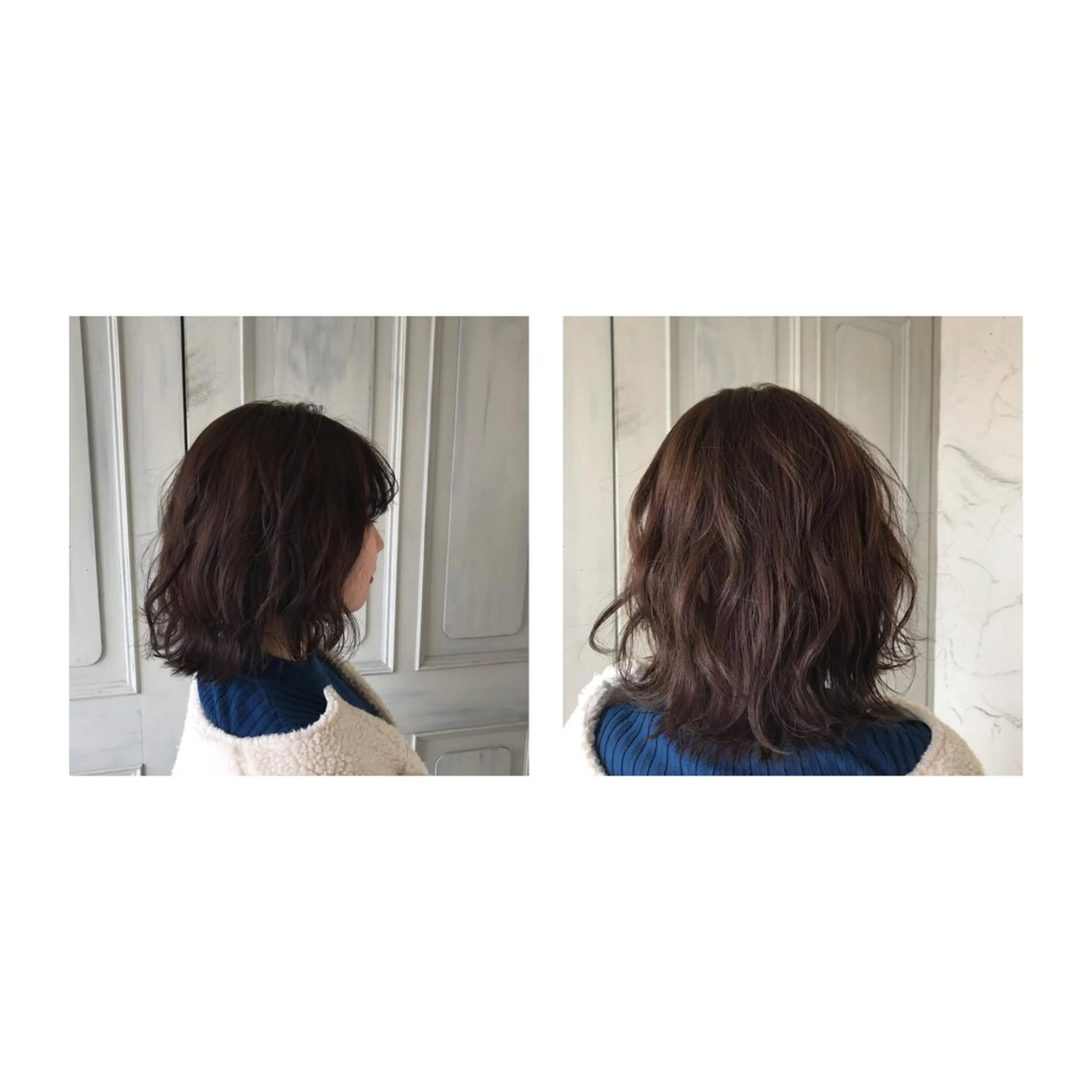 ミディアム カラー Jill franc ＿ ayanoのヘアスタイル