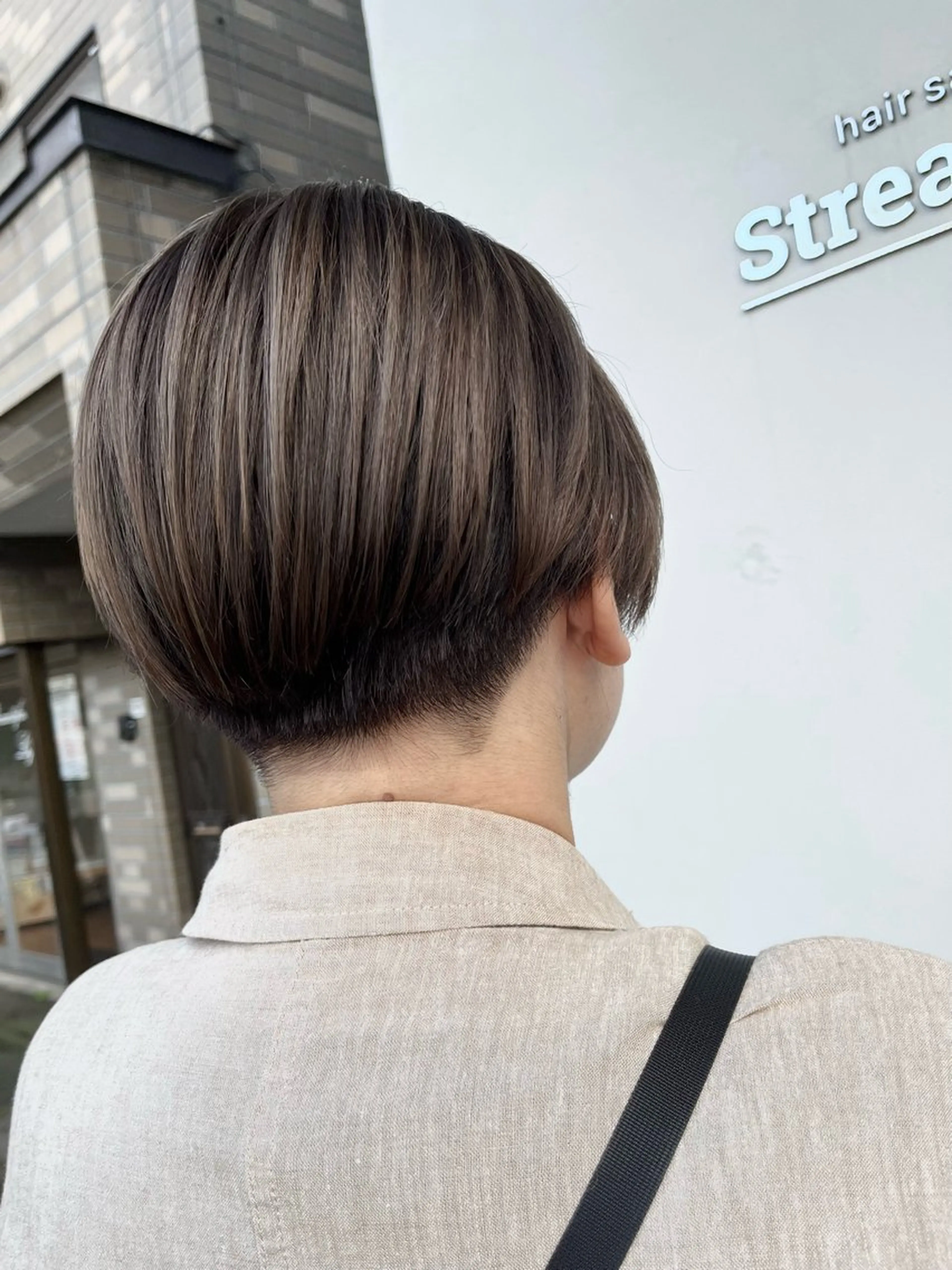 ショート 中村 文香のヘアスタイル