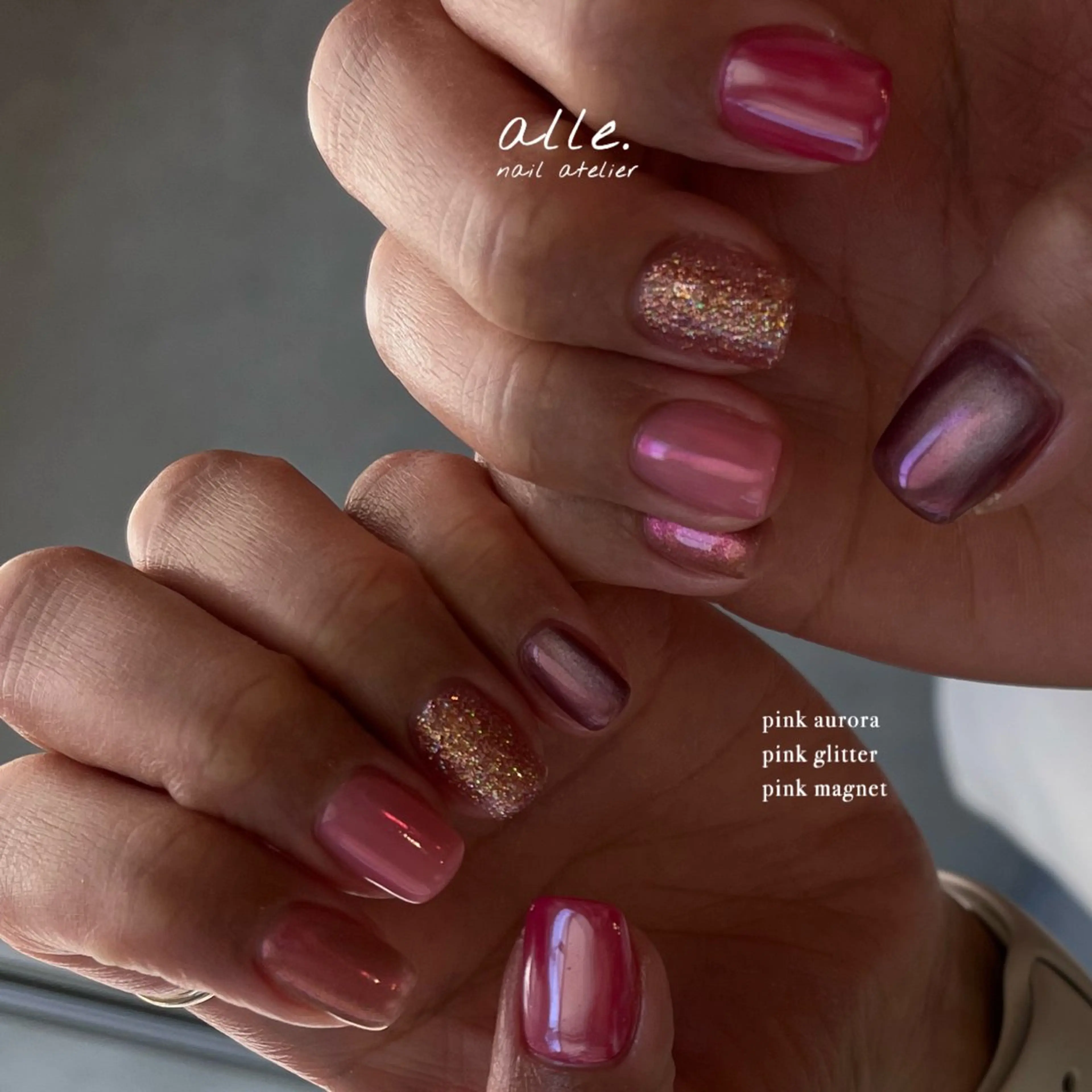 ネイル ハンドネイル atelier alle.のネイルデザイン