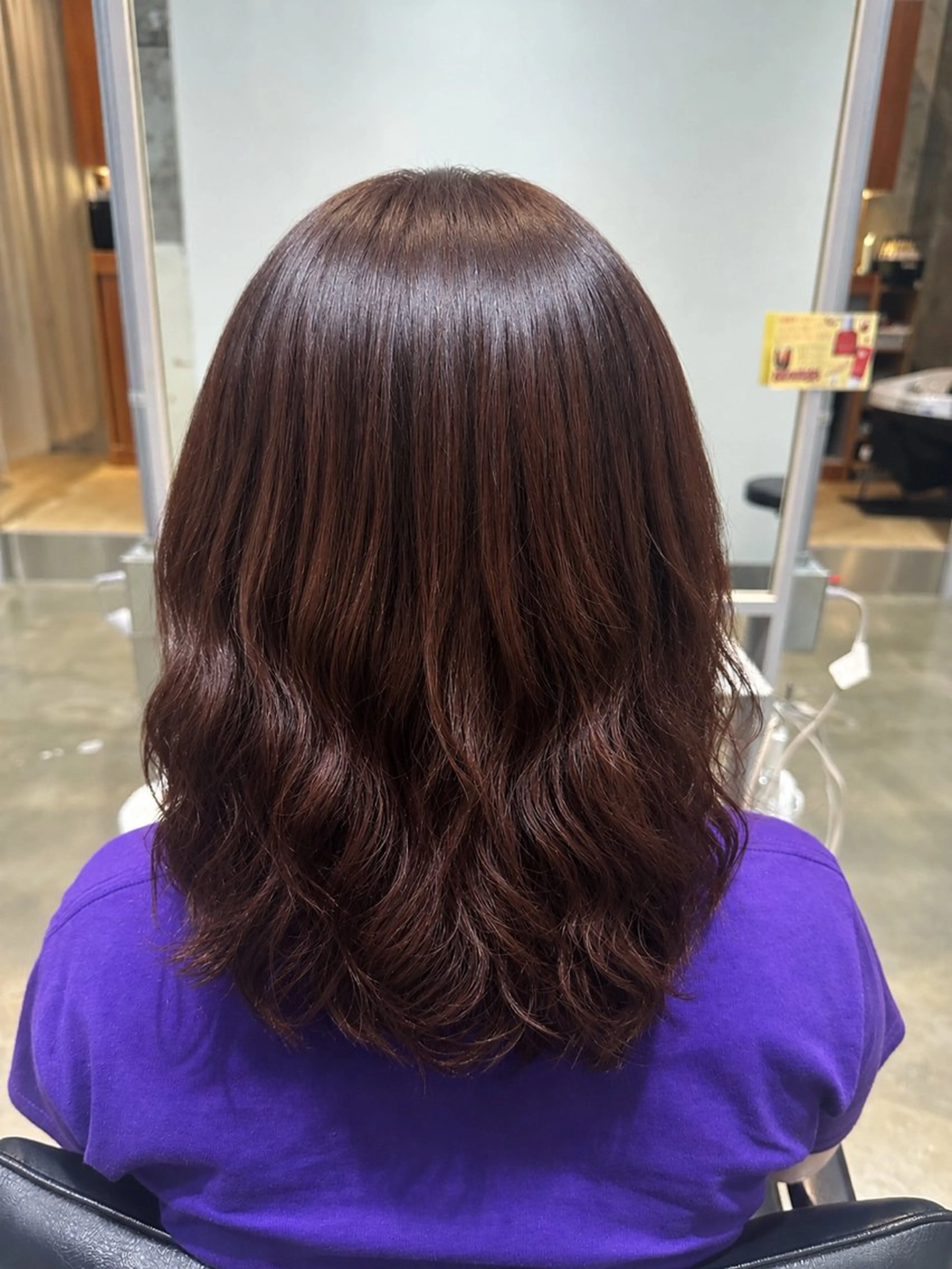 ミディアム ミディアムパーマ Helena ゆかのヘアスタイル