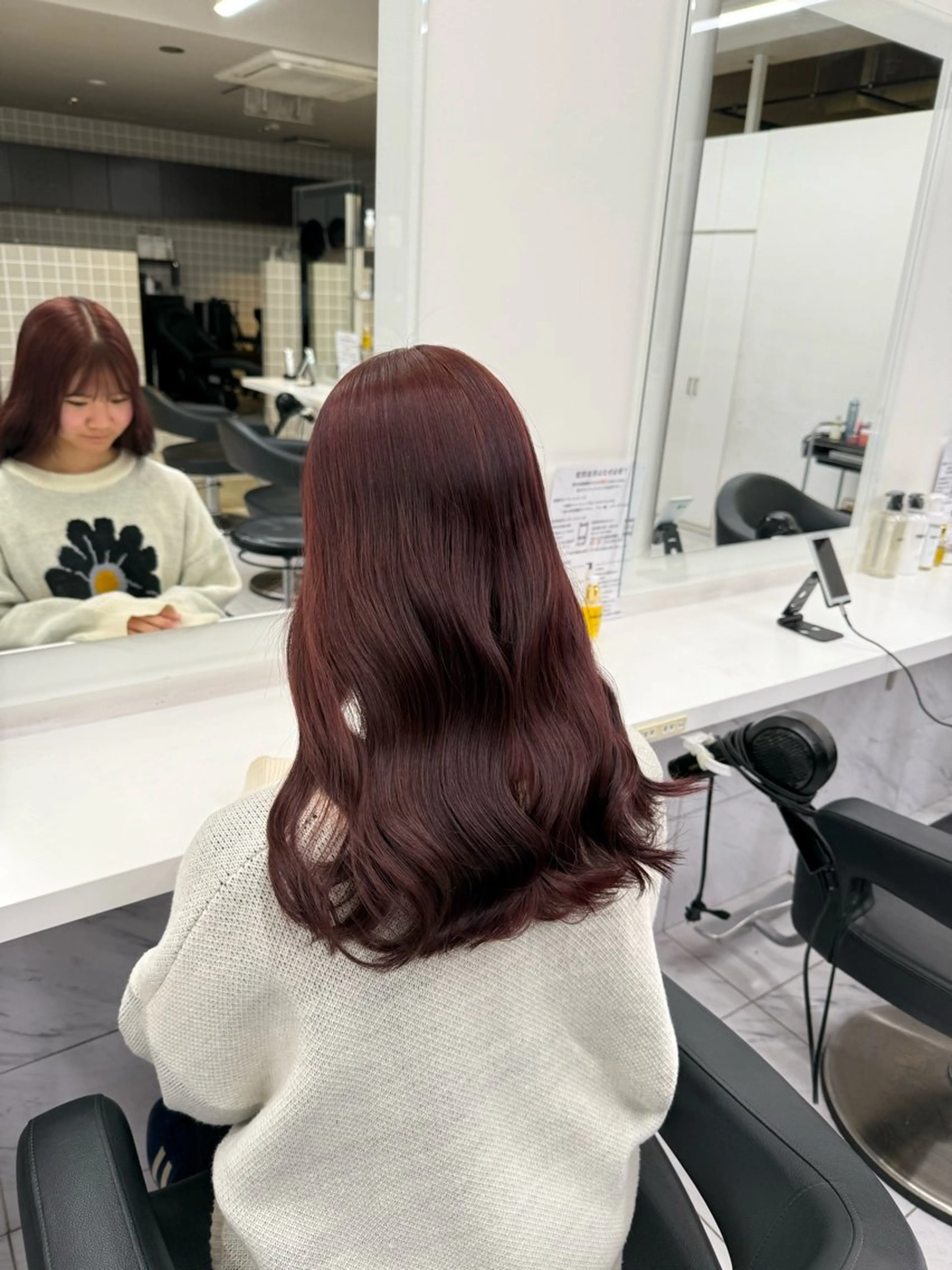 ロング カラー ヘアアレンジ ヘアカラー トリートメント ヘアセット 💗横浜美容室 💗HARUNAのヘアスタイル