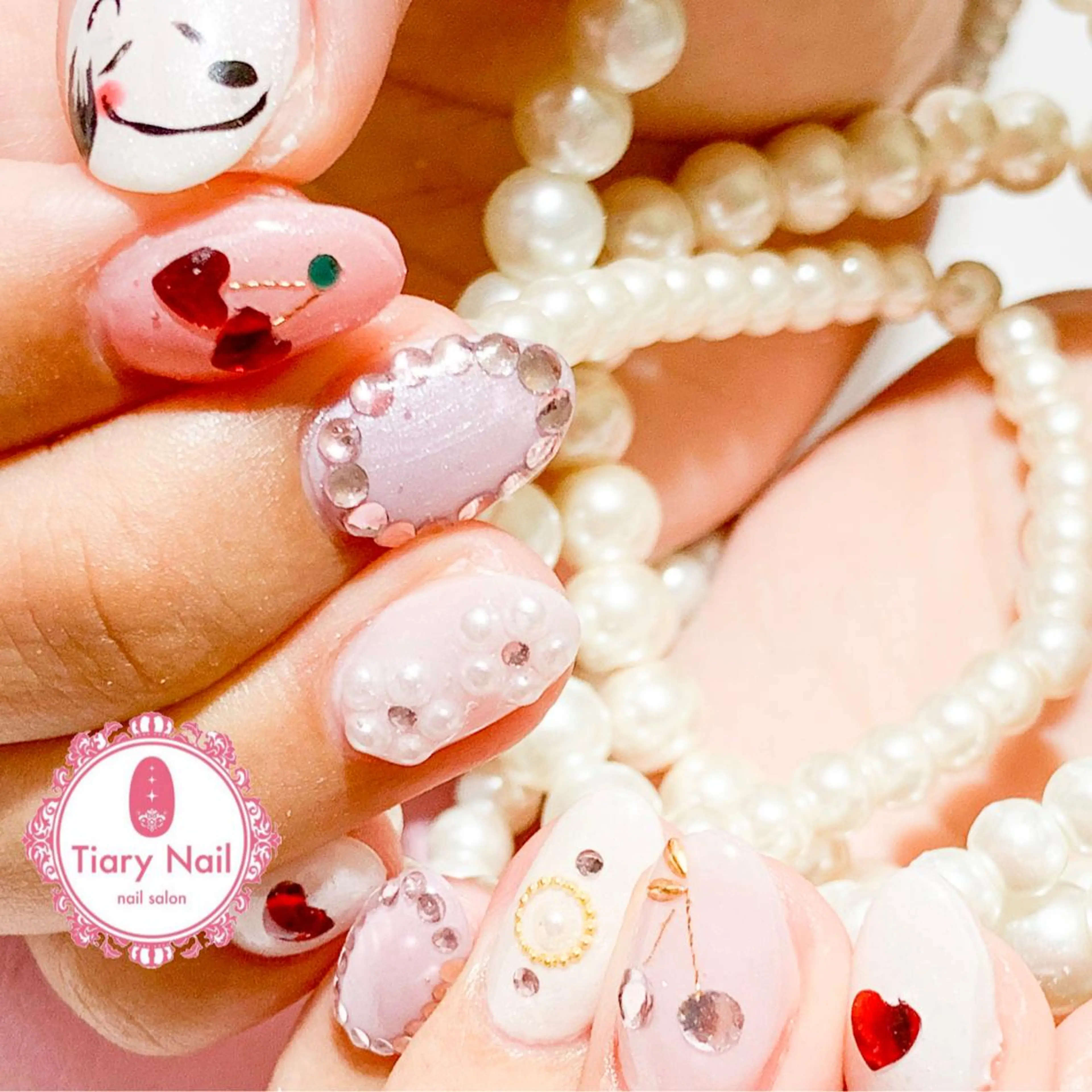 ネイル 💗🪽Tiary Nail🪽💗のネイルデザイン