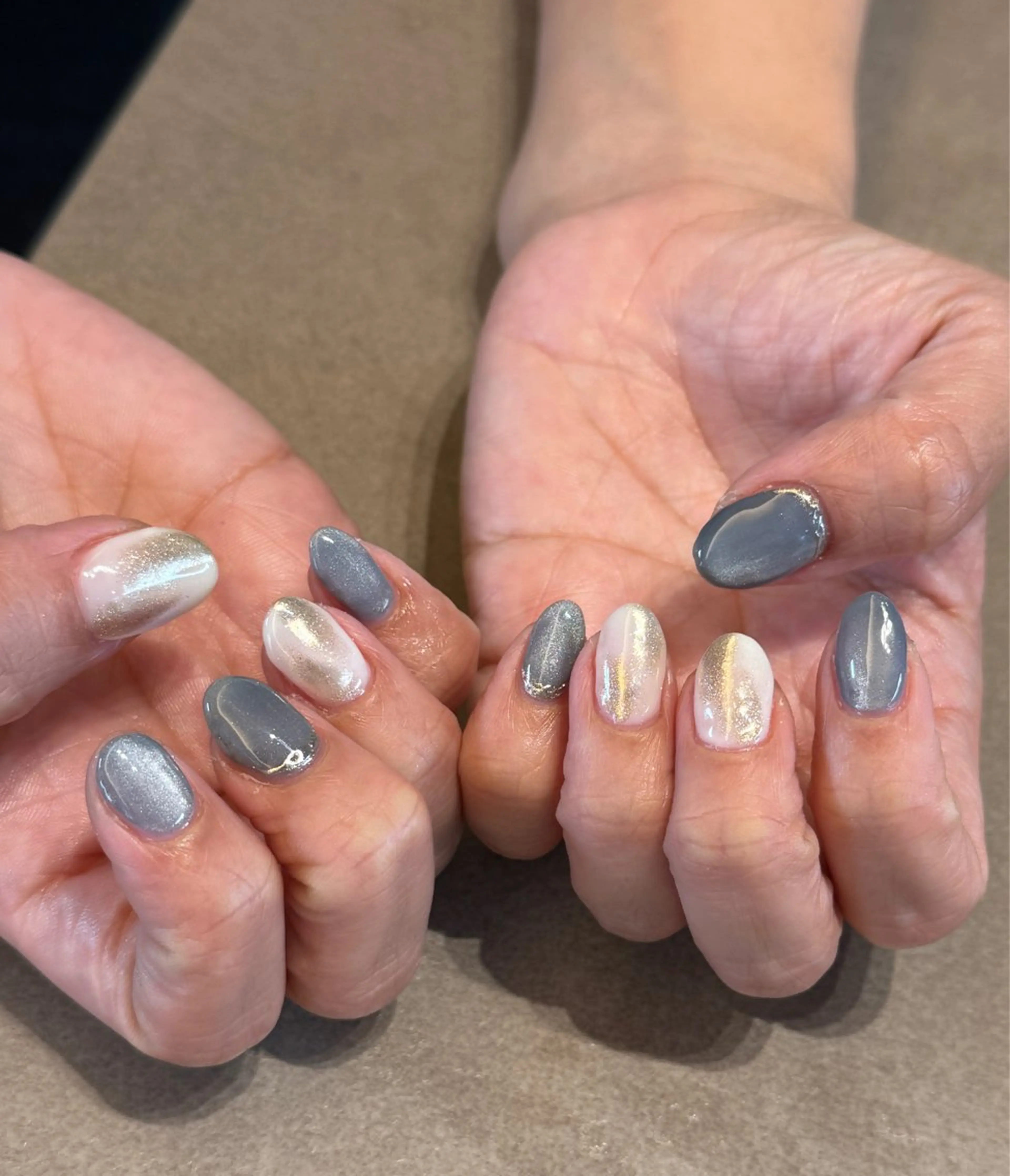 ※オフ無し※店内サンプルからアート2本選べるデザイン✨の写真