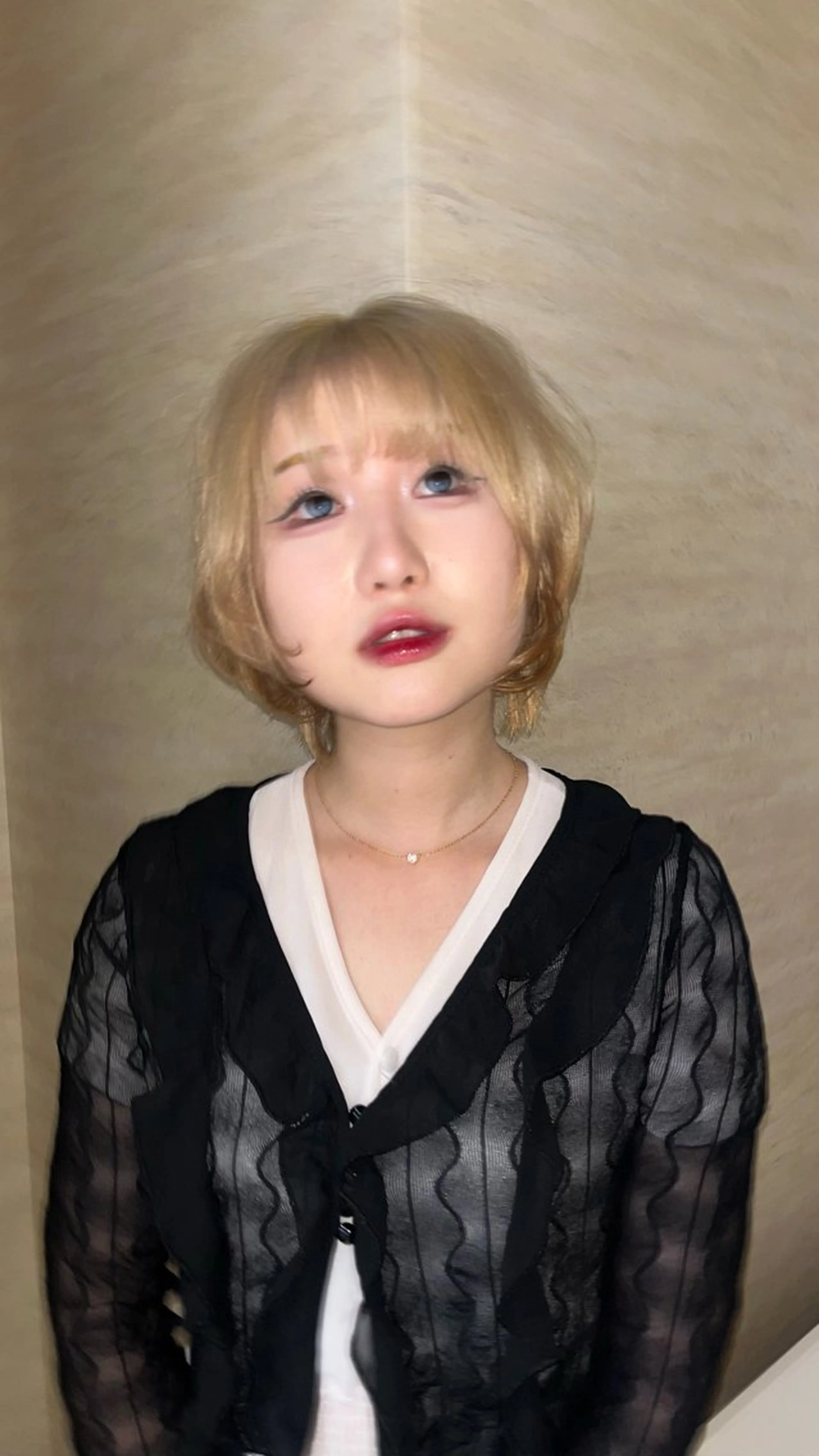 ショート カラー 柔らかい艶暖色 レイヤー🫧姫汝のヘアスタイル