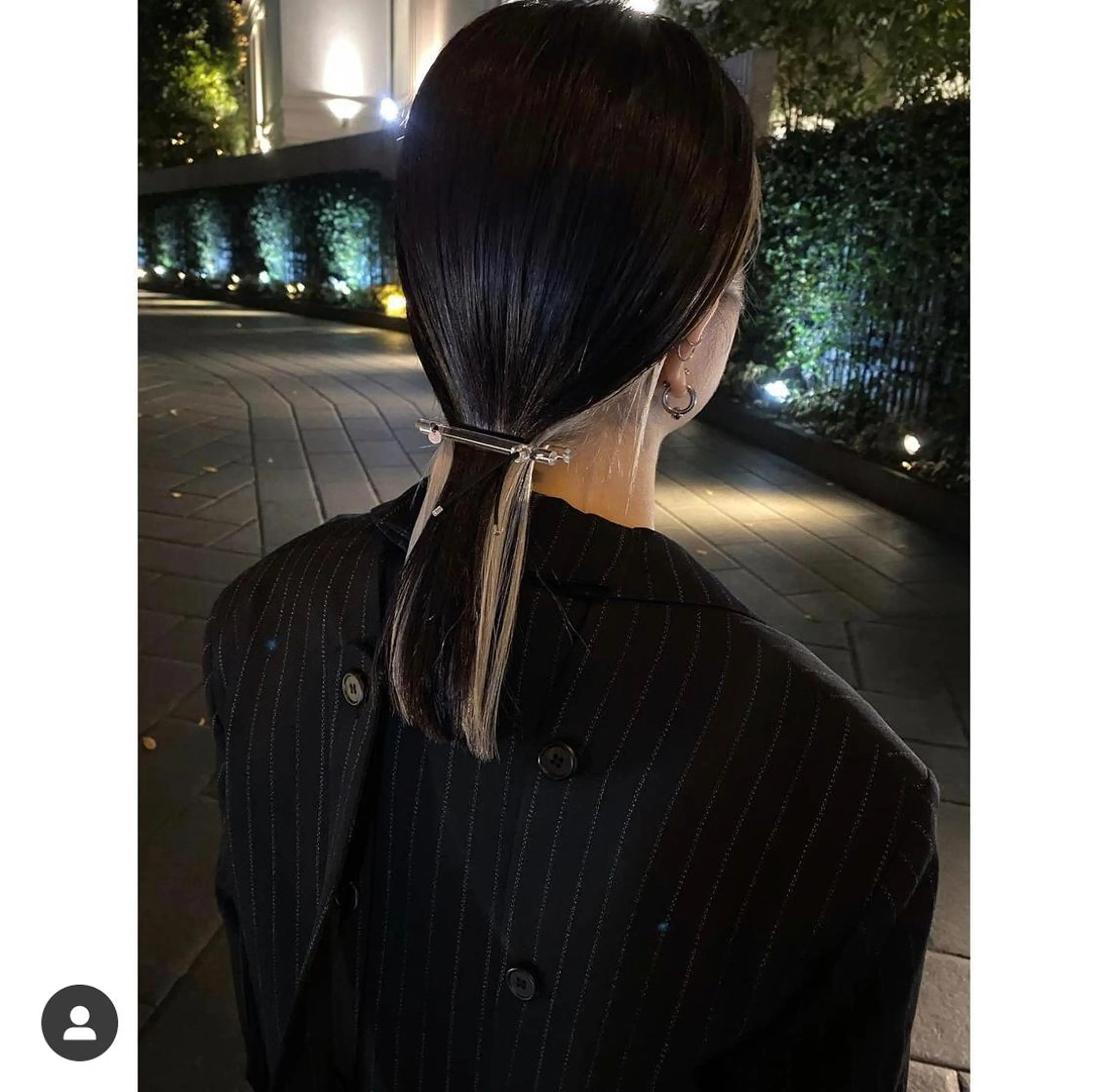 セミロング カラー ヘアアレンジ インナーカラー 【姫カット】 ナカムラコウキのヘアスタイル